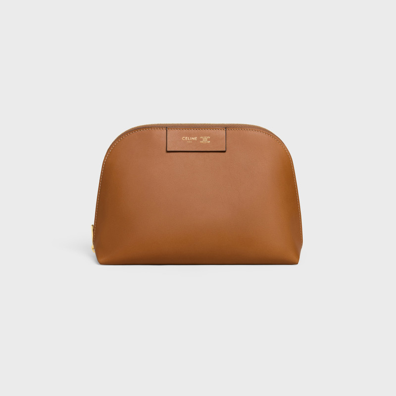 MEDIUM COSMETIC POUCH IN SMOOTH CALFSKIN 1
