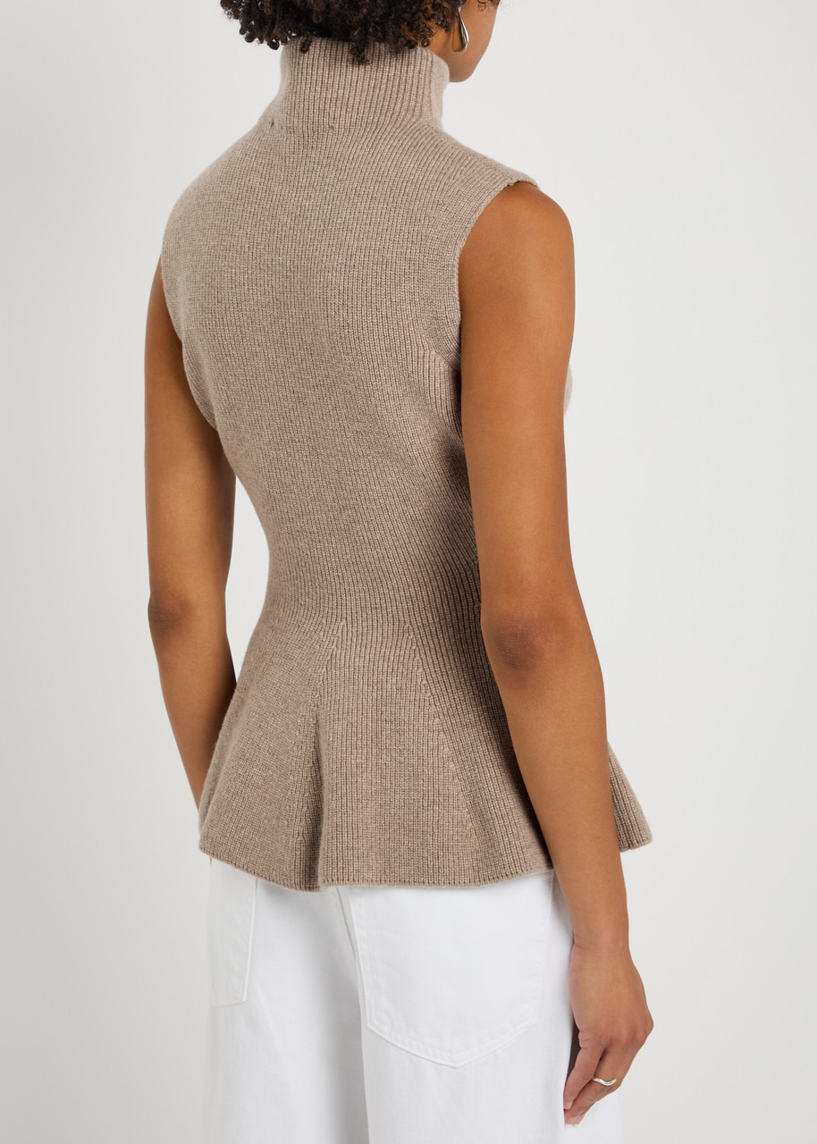 Rohe Sculptural Wool and Cashmere-blend top - 3