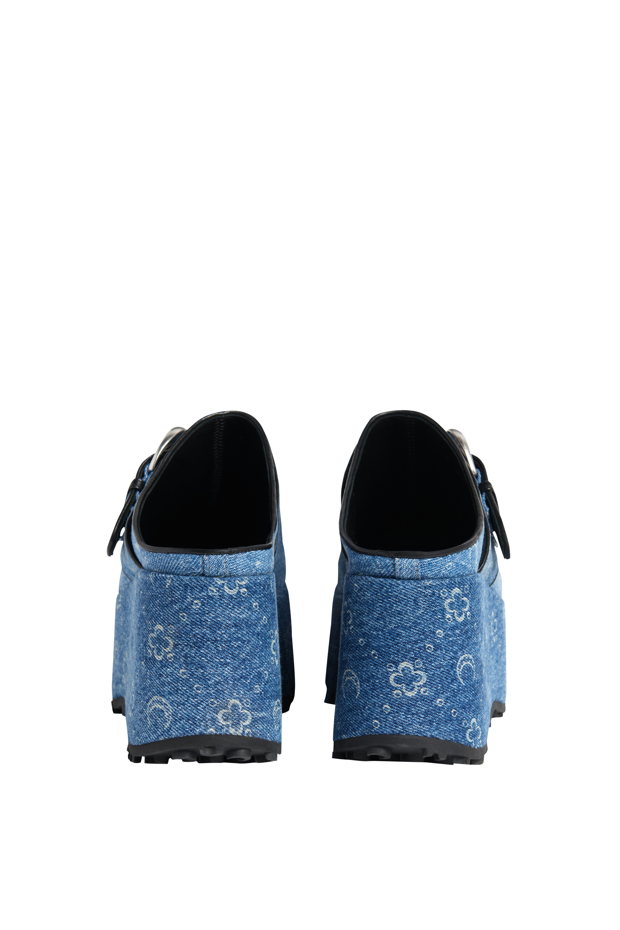 Denim Moonogram Clog - 4
