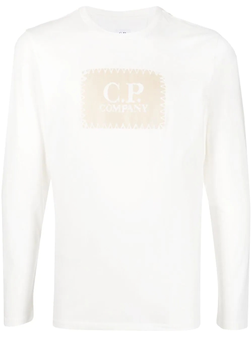 logo print long sleeve T-shirt - 1