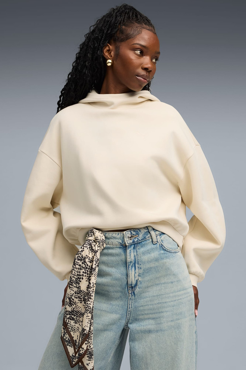 PUMA PUMA Wardrobe Essentials Women's Oversized Hoodie outlook