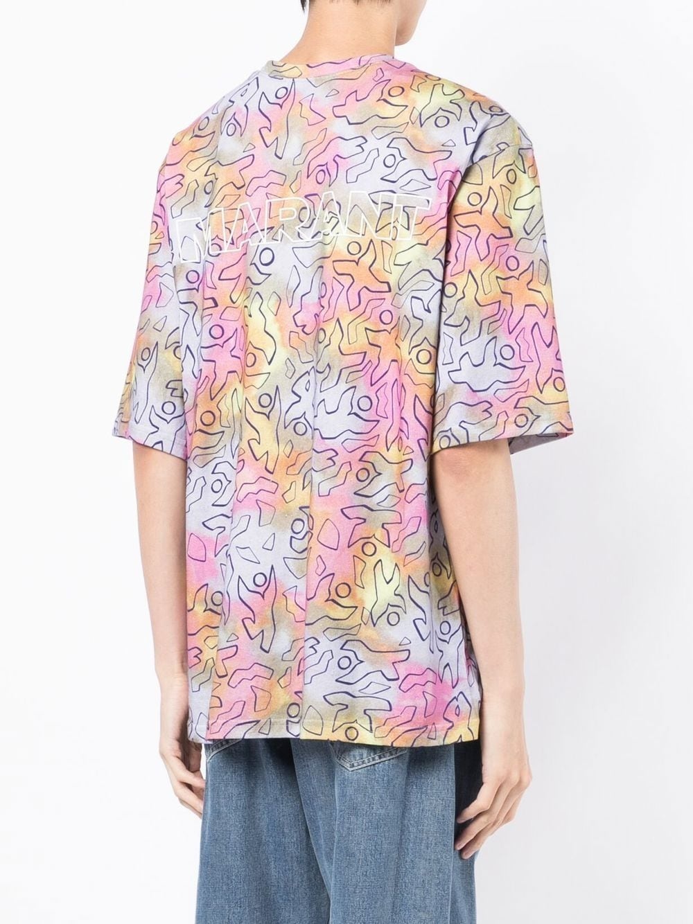 tie-dye cotton T-shirt - 4