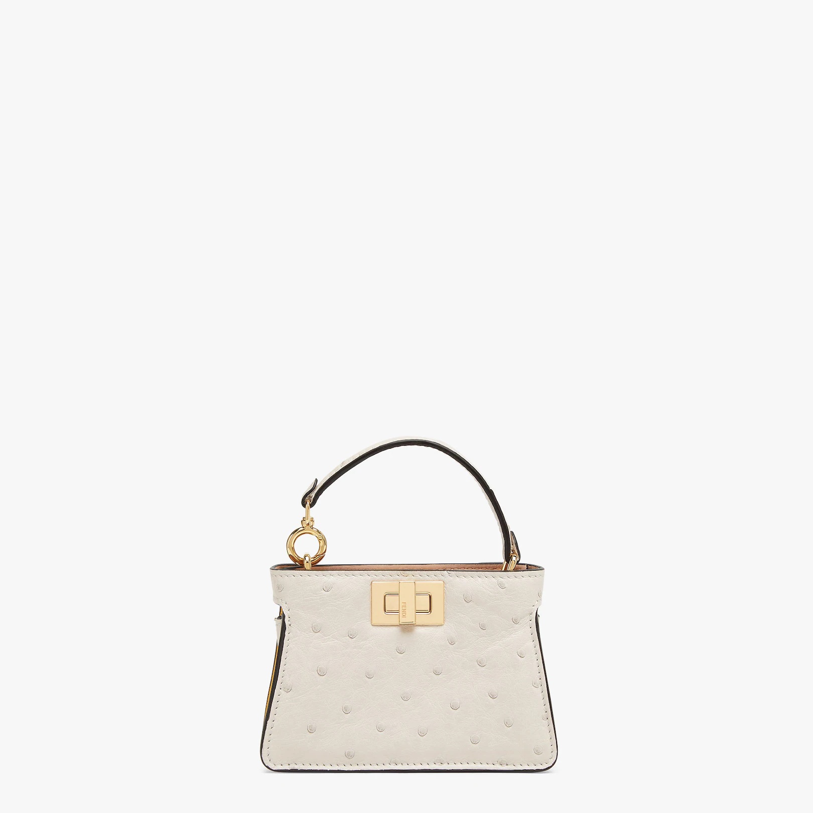 White ostrich charm - 1
