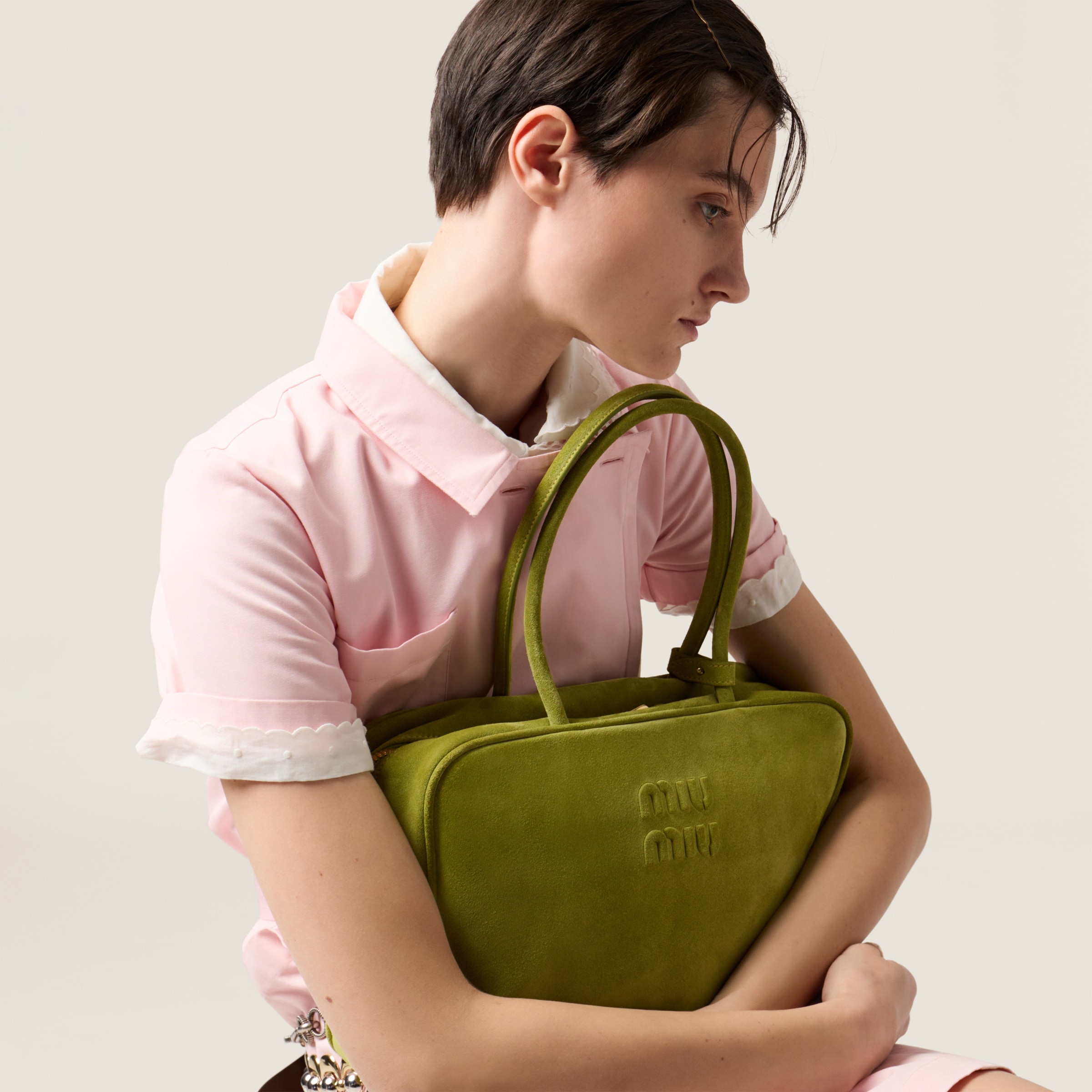 Miu Miu Suede Beau bag | REVERSIBLE