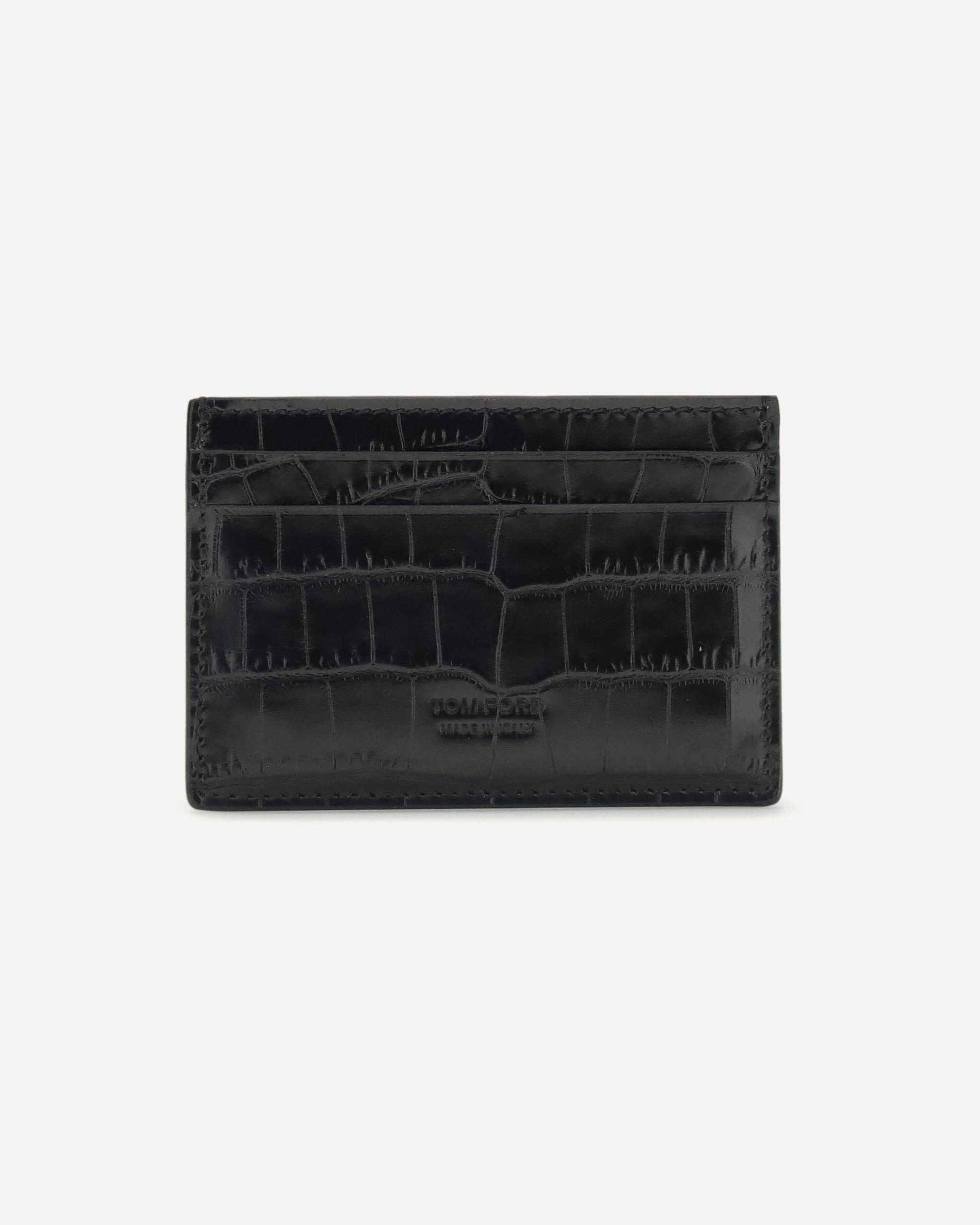 Croco print Card Holder - 1