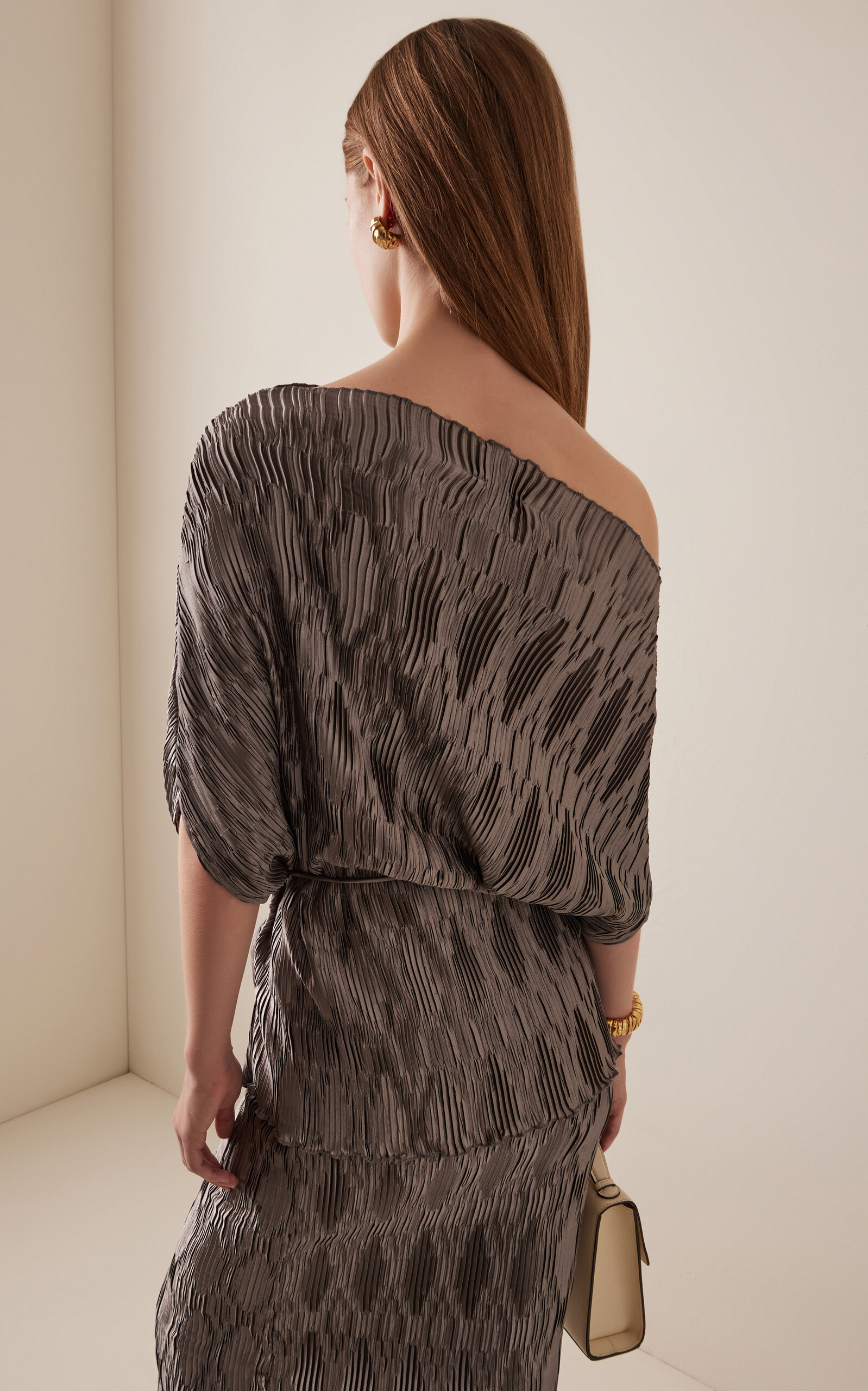 Exclusive Cos Crinkled Satin Top silver - 5