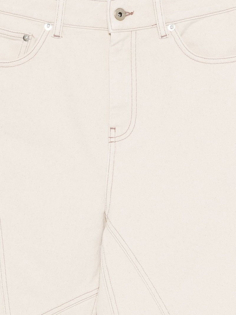 panelled contrast-stitch shorts 3