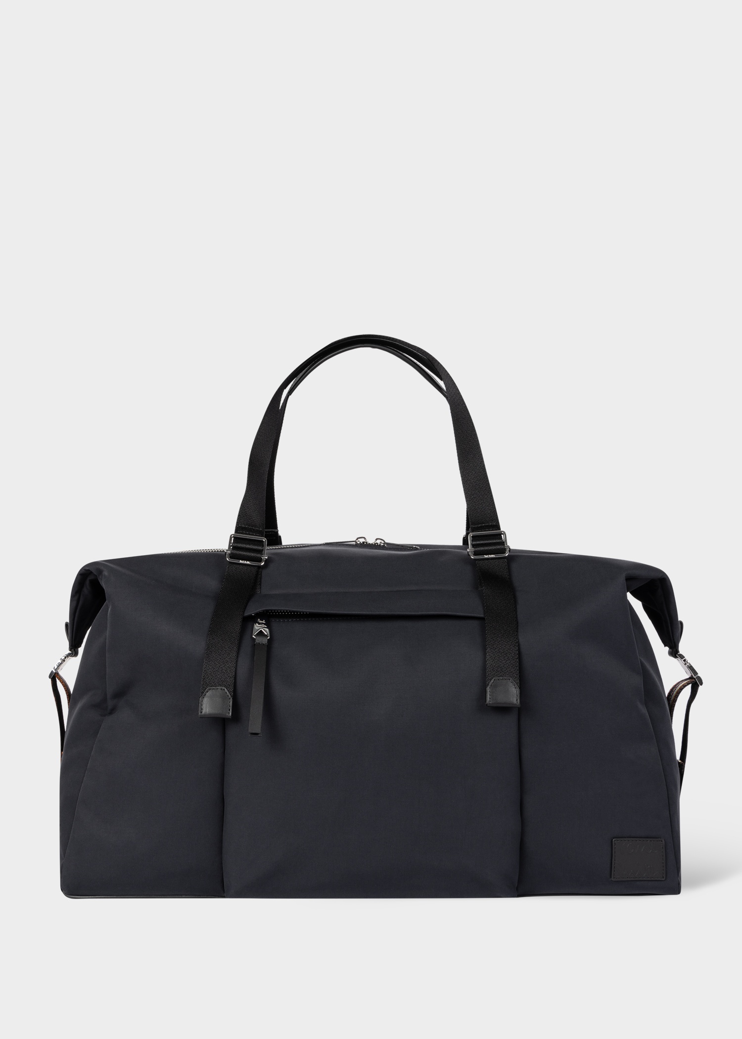 Navy Cotton-Blend Canvas Holdall - 1