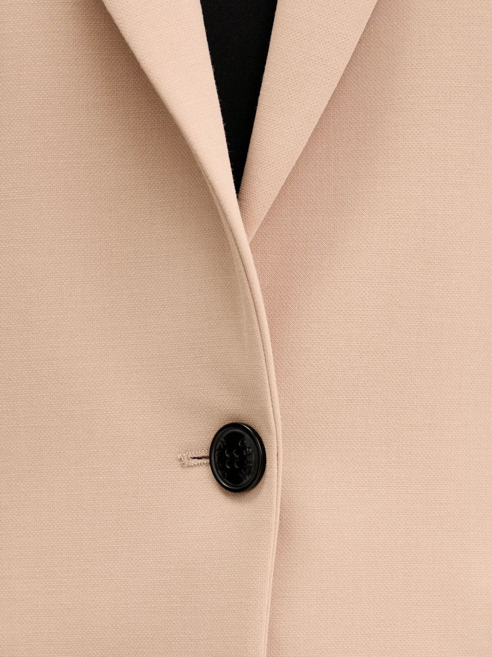 single-button notched-lapel blazer - 5