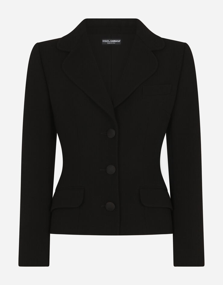 Wool crepe Dolce jacket - 3