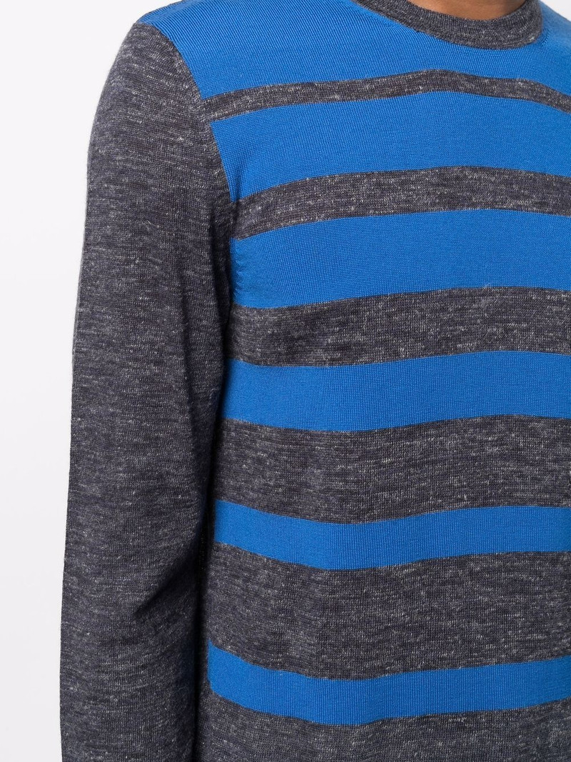 striped-knit jumper 5