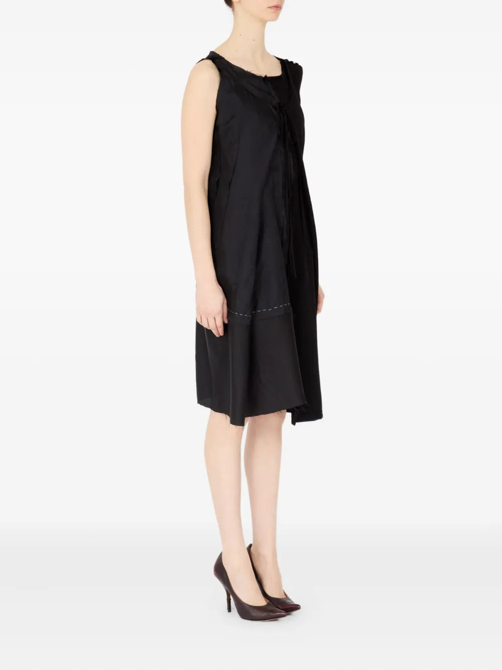 Maison Margiela Women Virgin Wool Midi Dress - 3