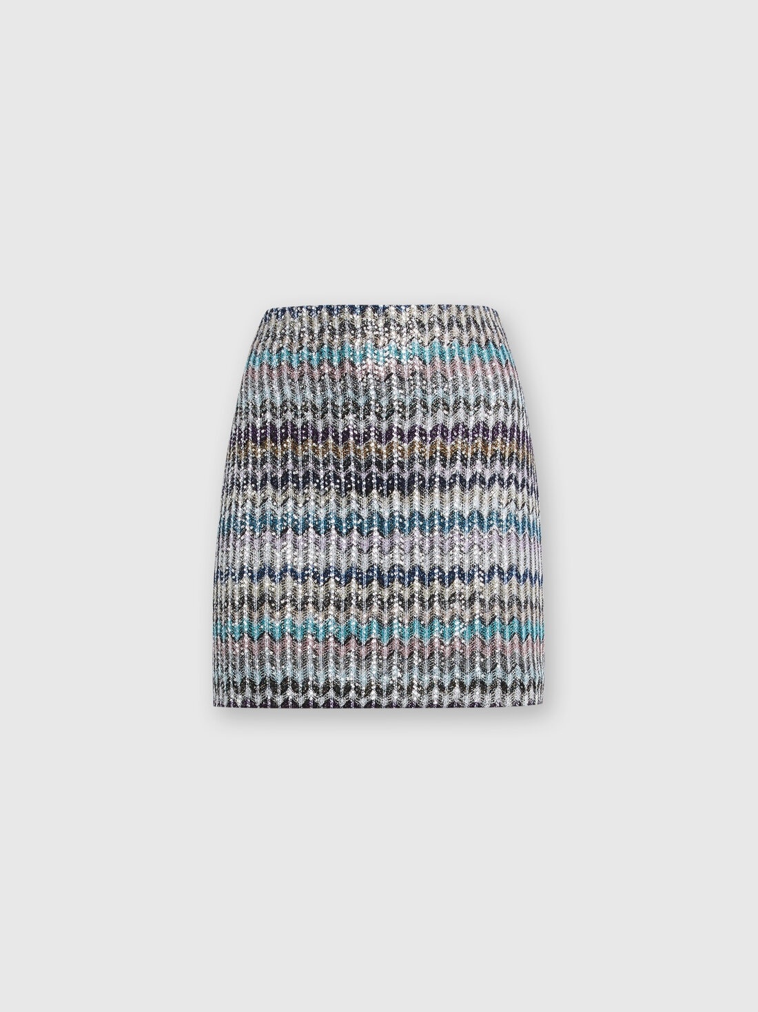 Zigzag sequined skirt - 1