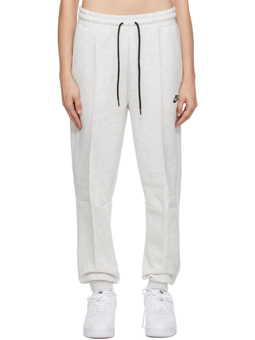Gray Double-Faced Lounge Pants - 1