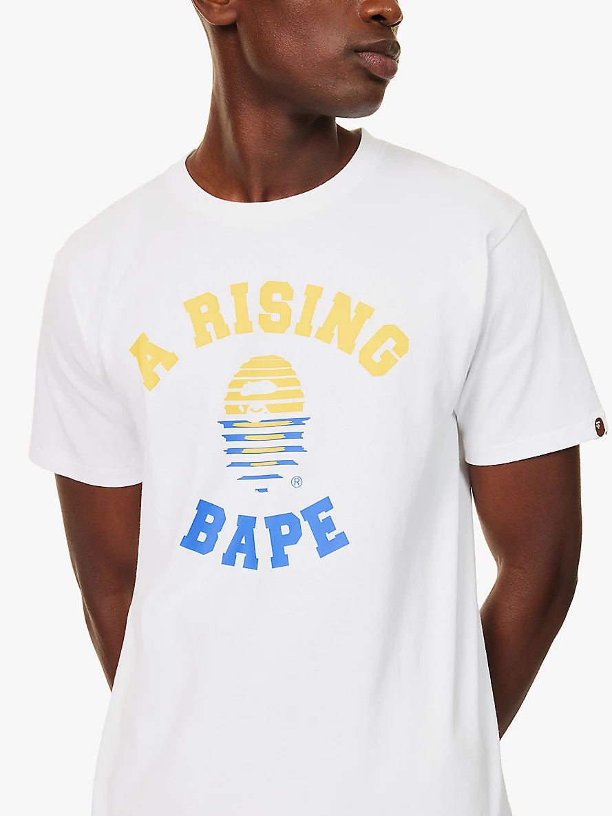 A Rising Bape short-sleeved cotton-jersey T-shirt - 5