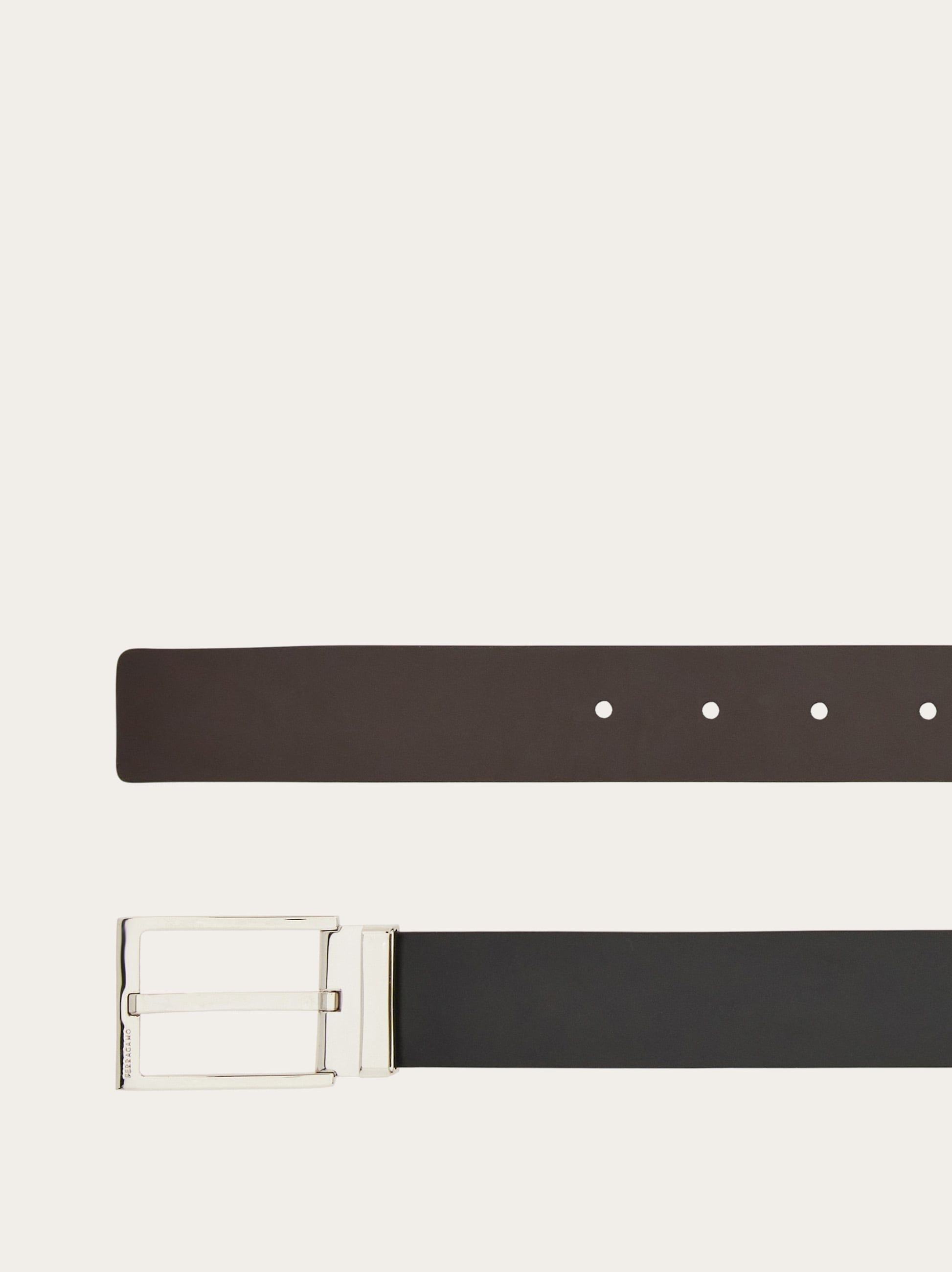 FERRAGAMO Reversible and adjustable Gancini belt | REVERSIBLE