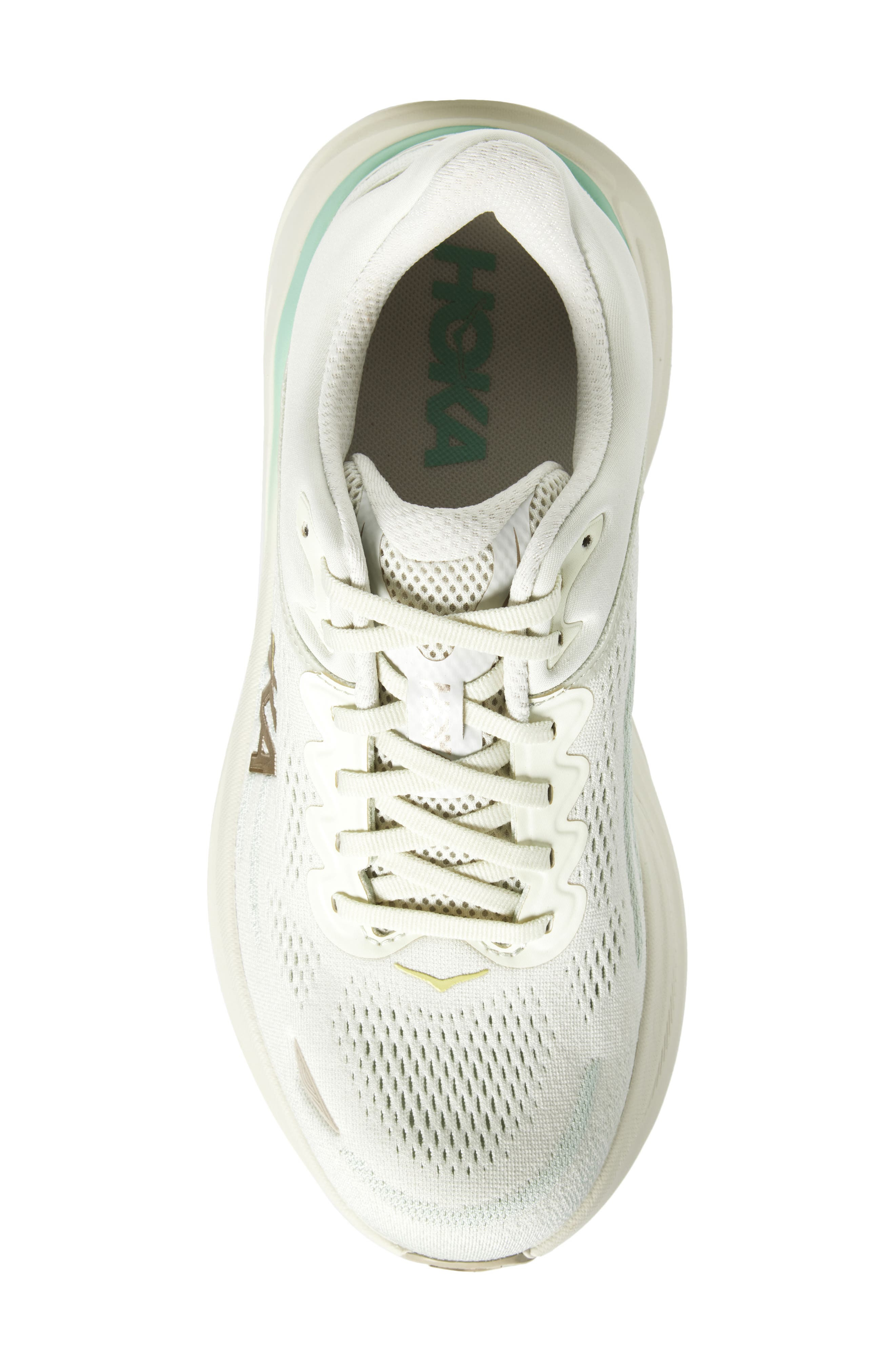 HOKA Bondi 9 Running Shoe in Truffle Salt /Sea Glass at Nordstrom - 5