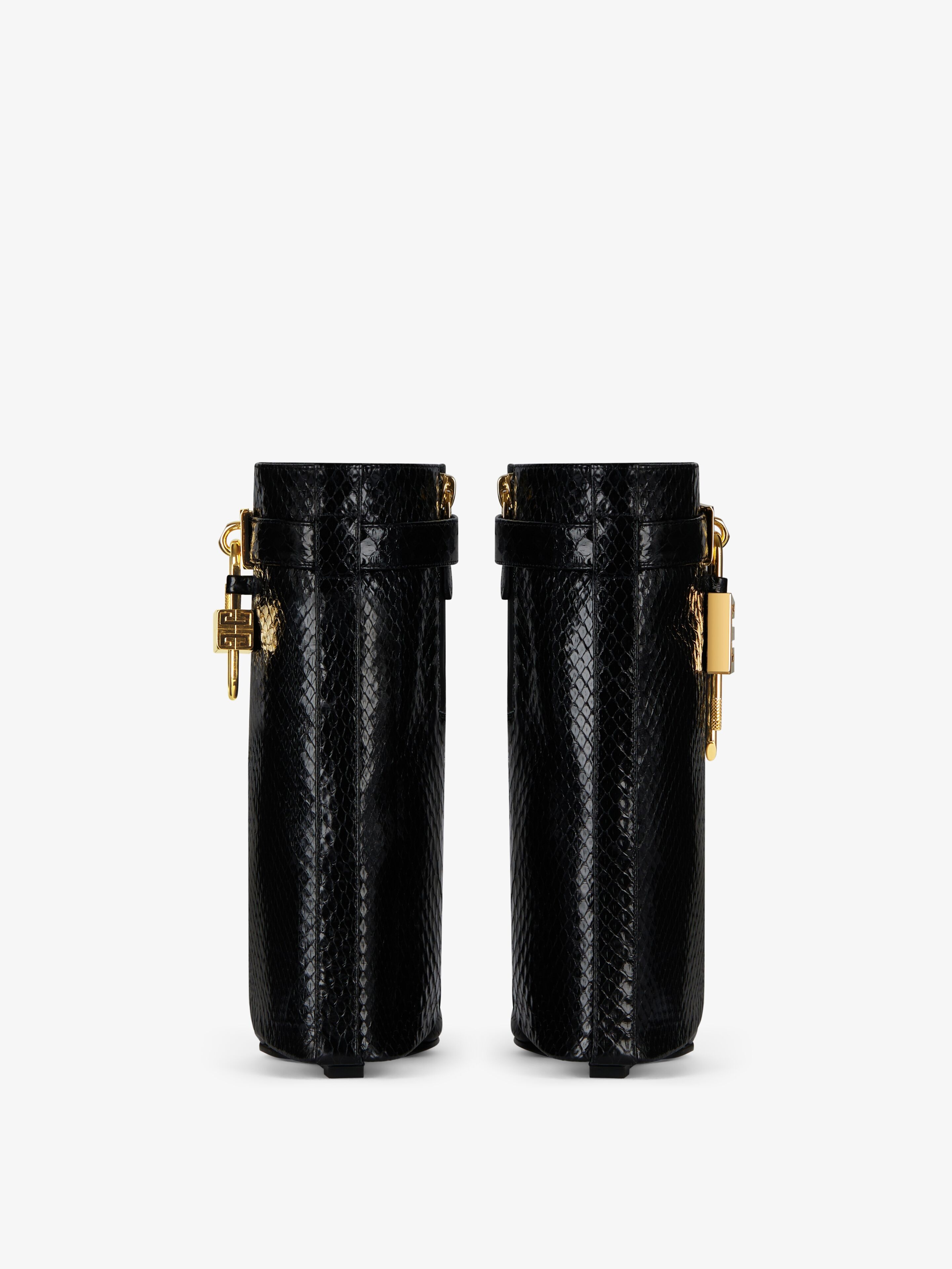 SHARK LOCK ANKLE BOOTS IN PYTHON - 6