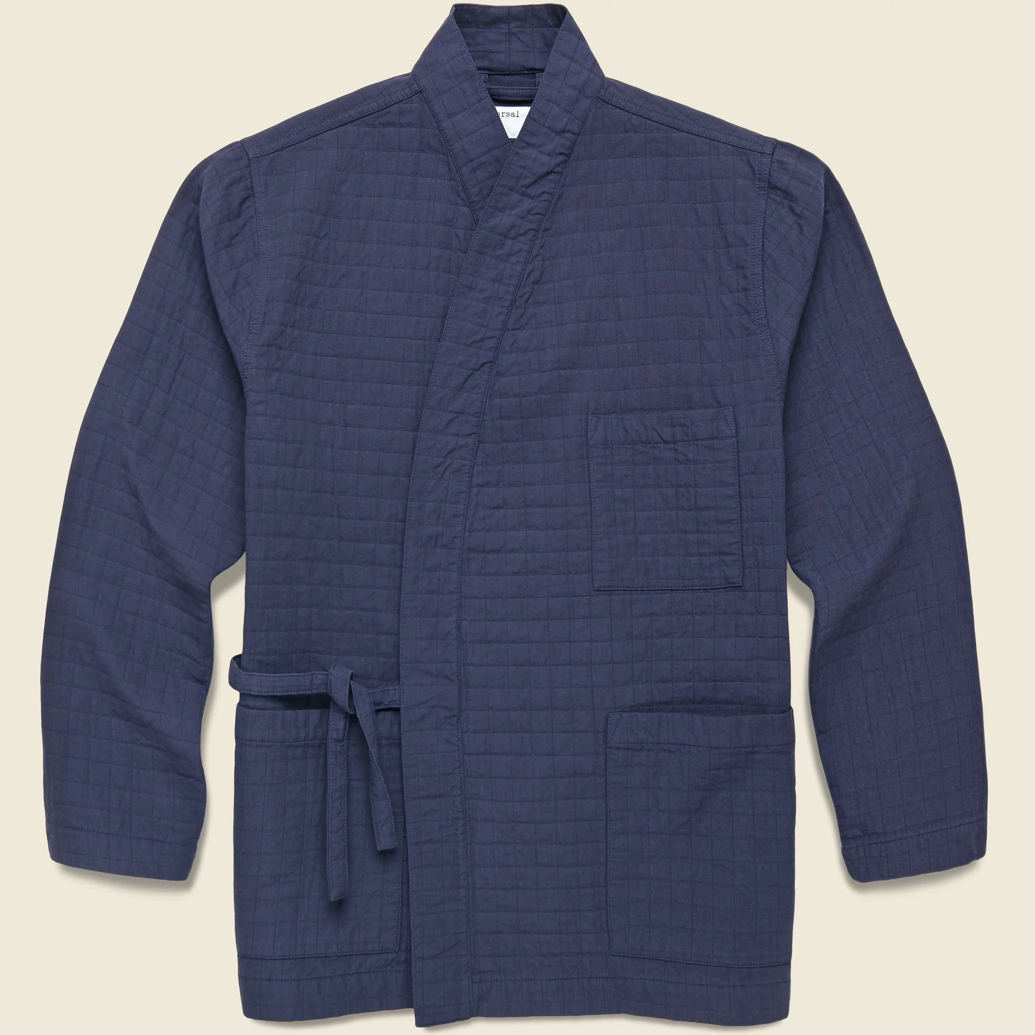 Rahim Cotton Kyoto Work Jacket - Navy - 1