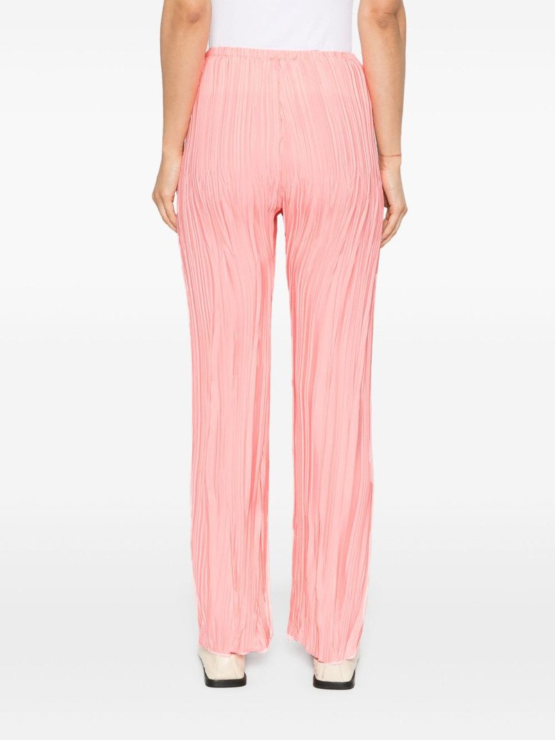 plissé straight trousers 4