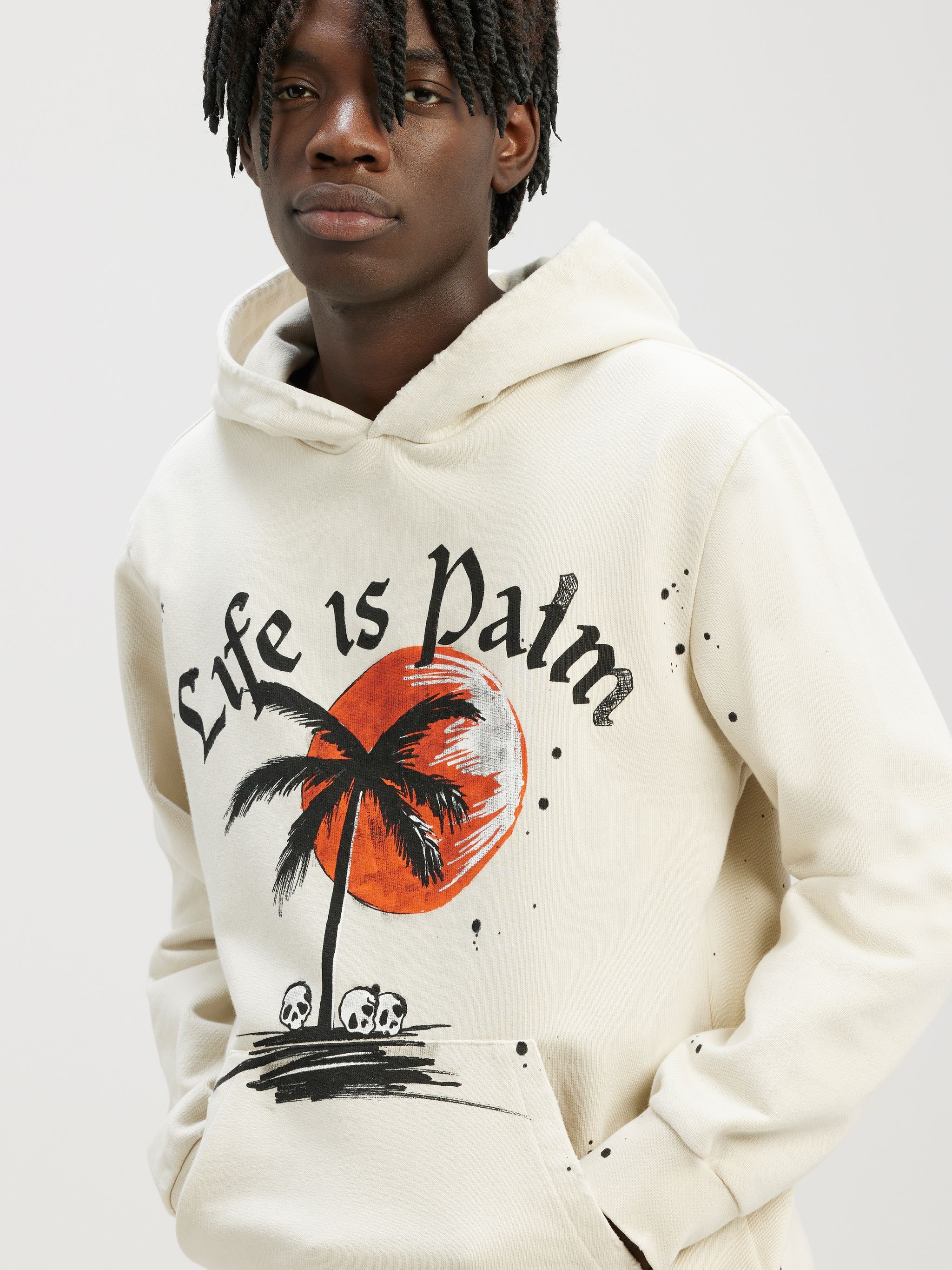 GARMENT DYE SUNSET PALM HOODIE - 6