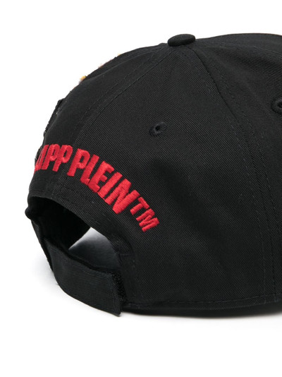 PHILIPP PLEIN patch-embroidered baseball cap outlook