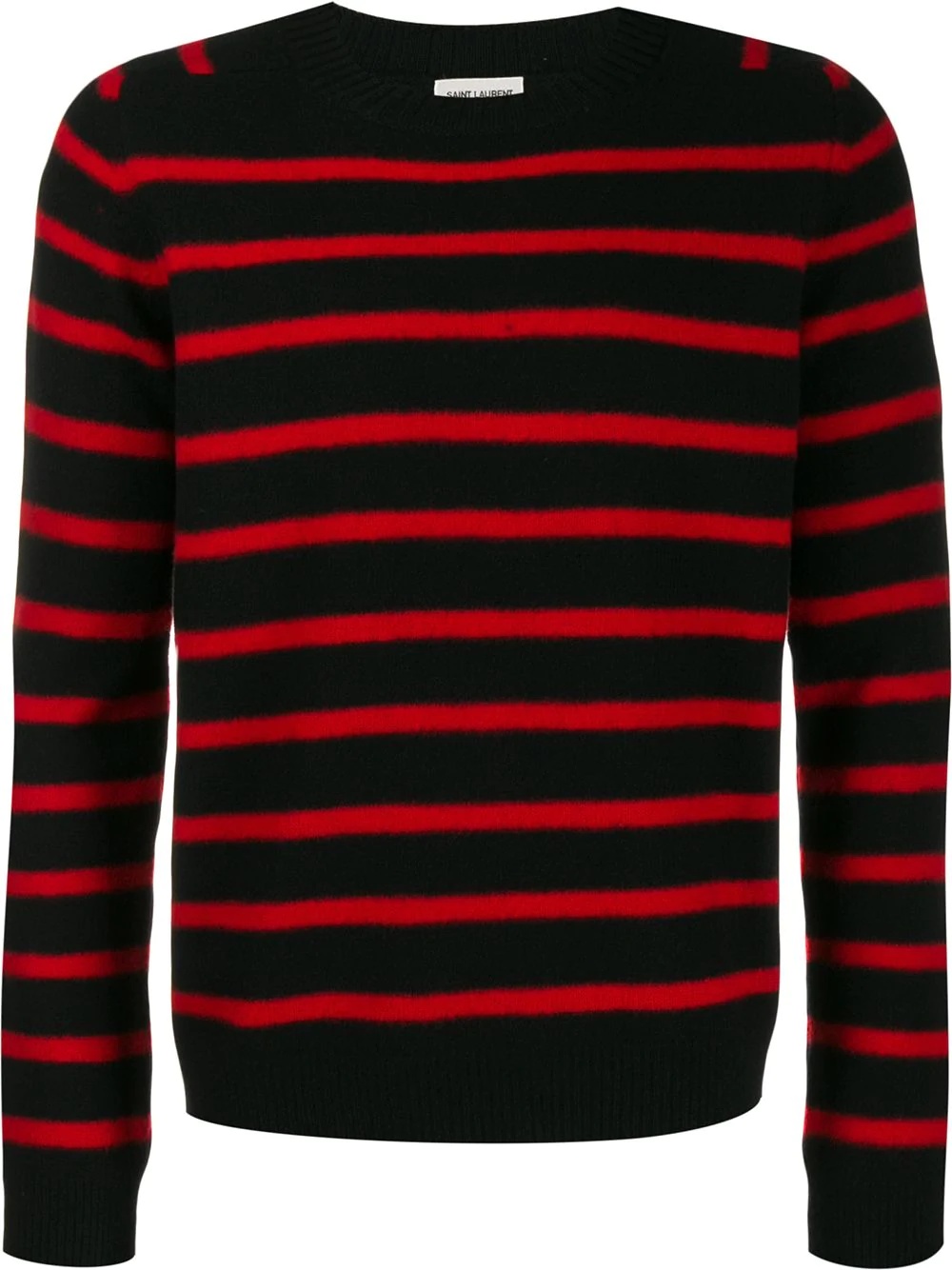 striped knitted jumper - 1