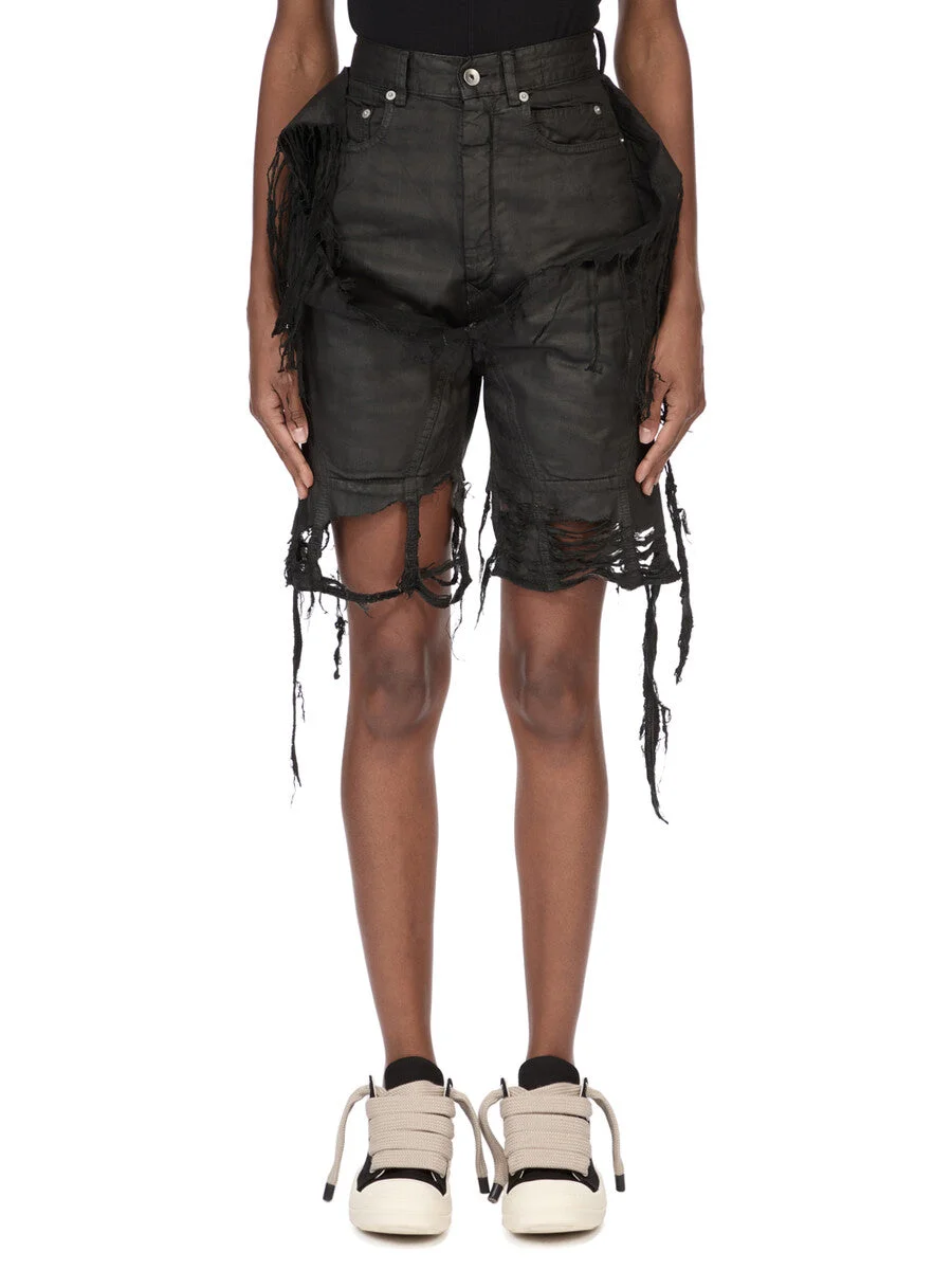 SLIVERED TIGHT CUT OFFS - 1