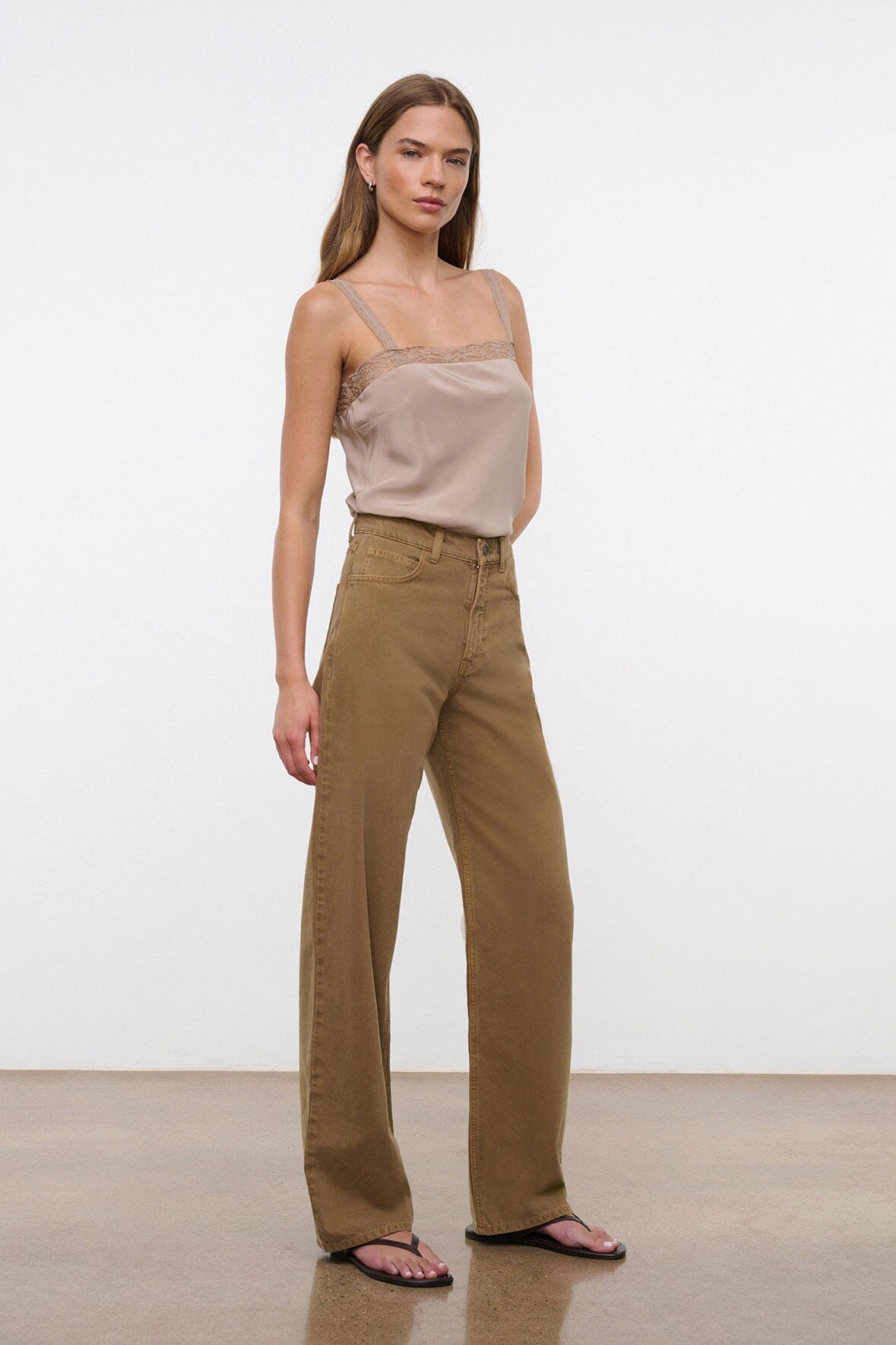 STAUD LEO HIGH RISE JEAN PORTOBELLO - 3