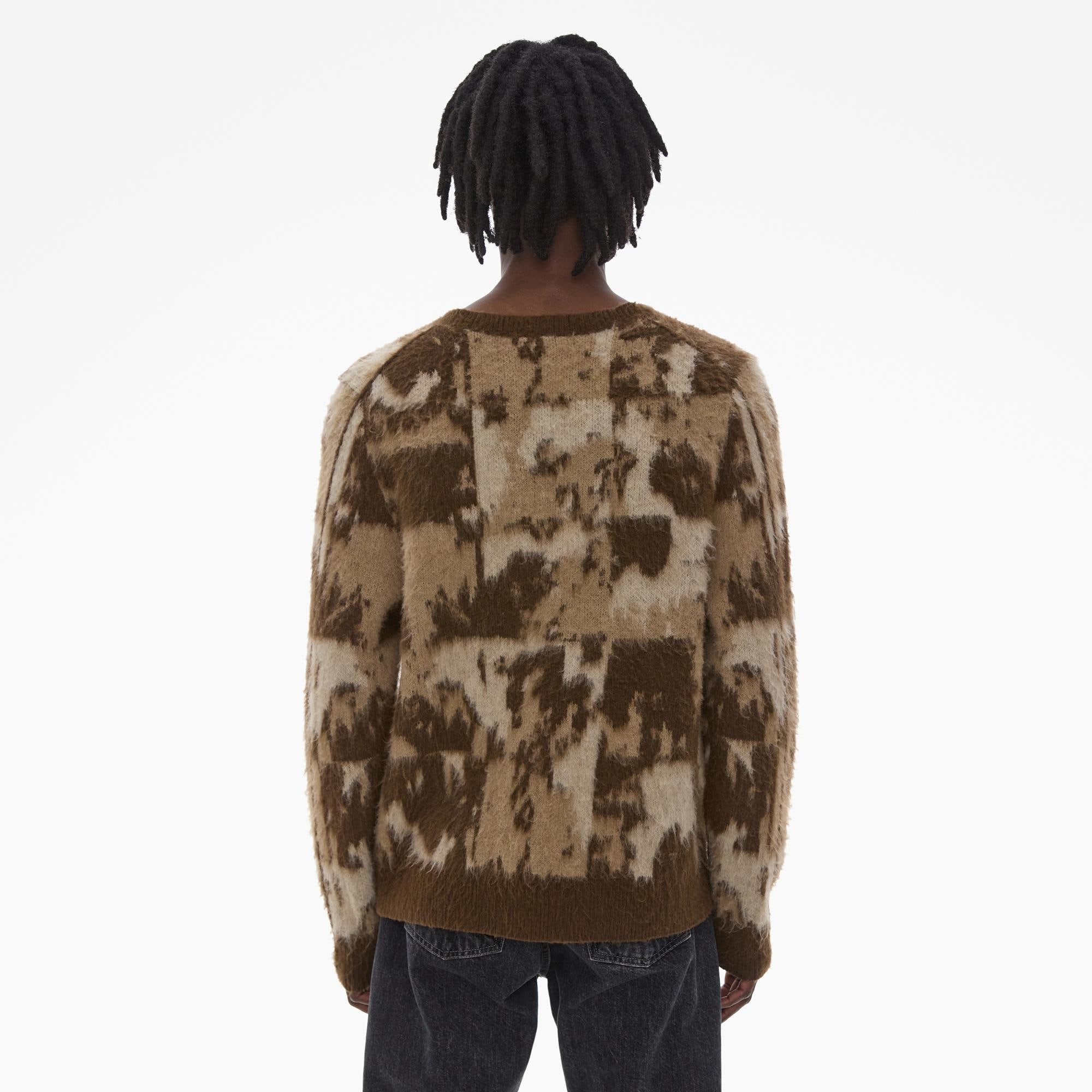 JACQUARD CREWNECK SWEATER - 4