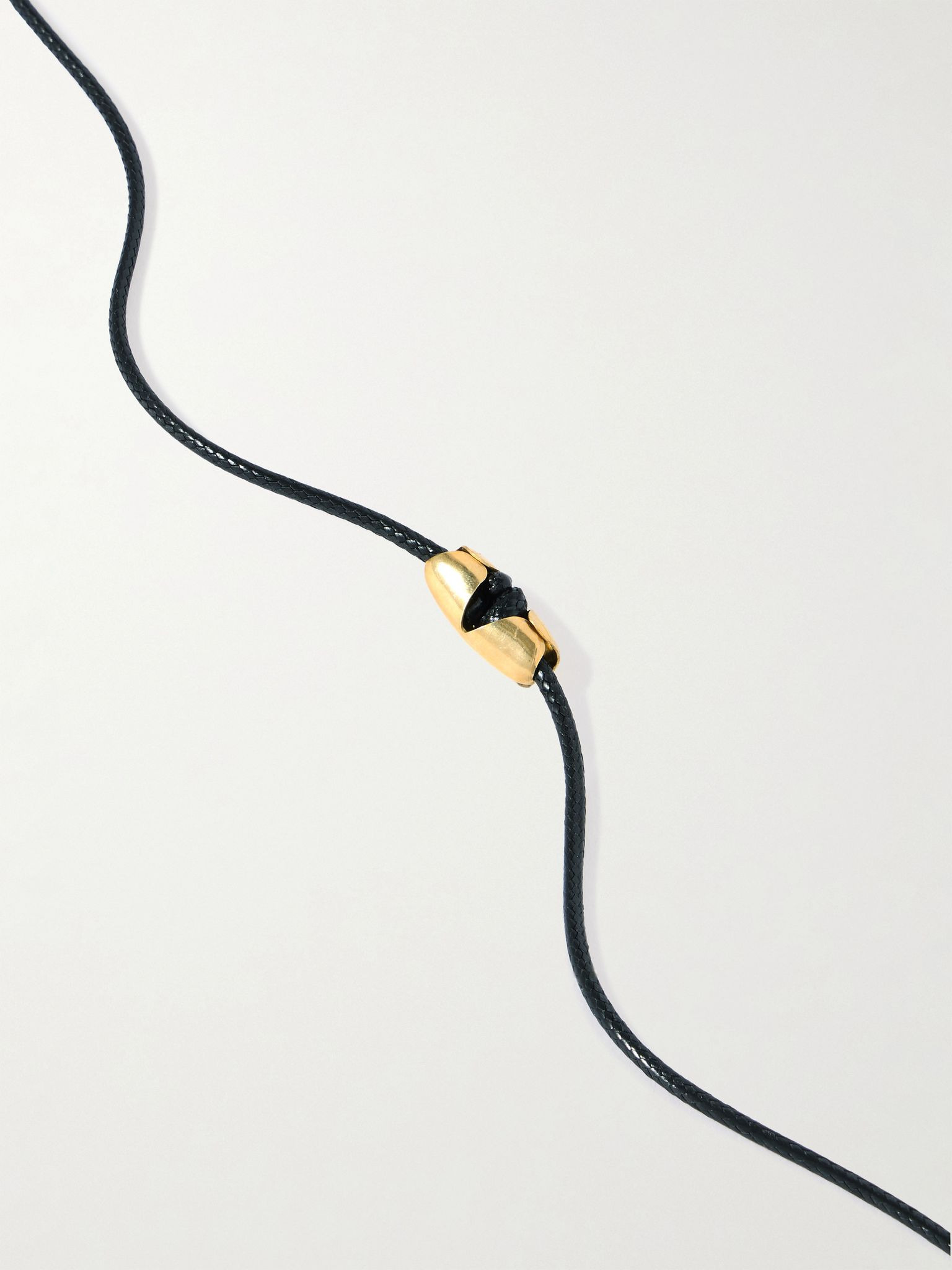 + Eden Rock St Barths Hibiscus gold-plated and cord necklace Gold - 3