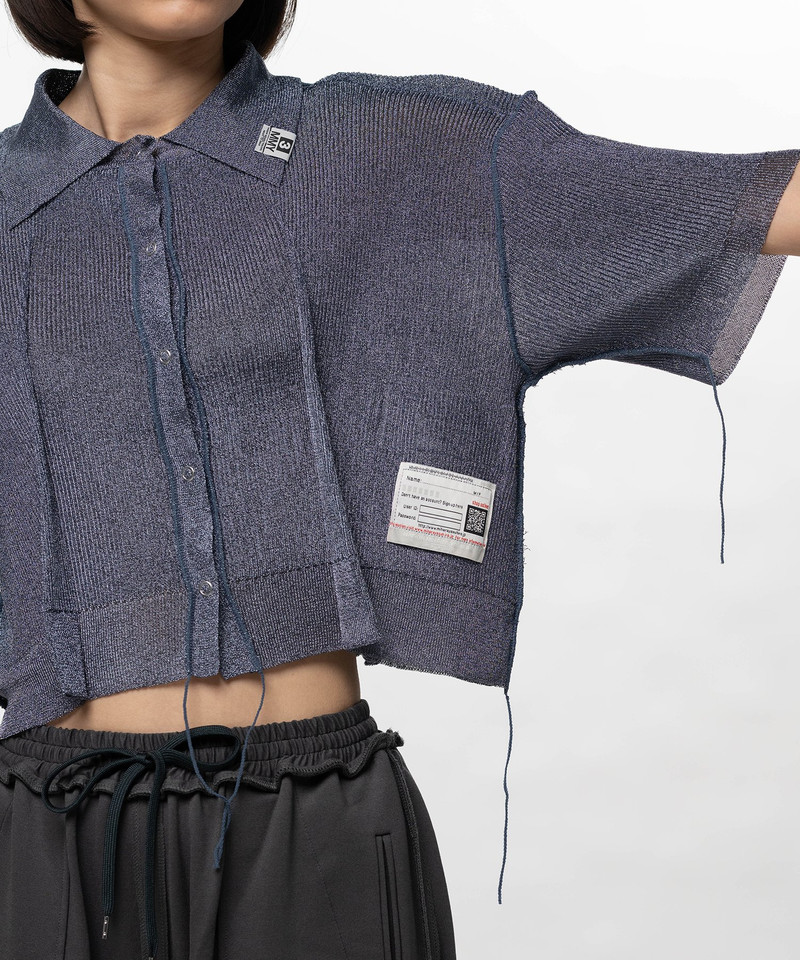 Inside-Out Glitter Knit Cardigan 11