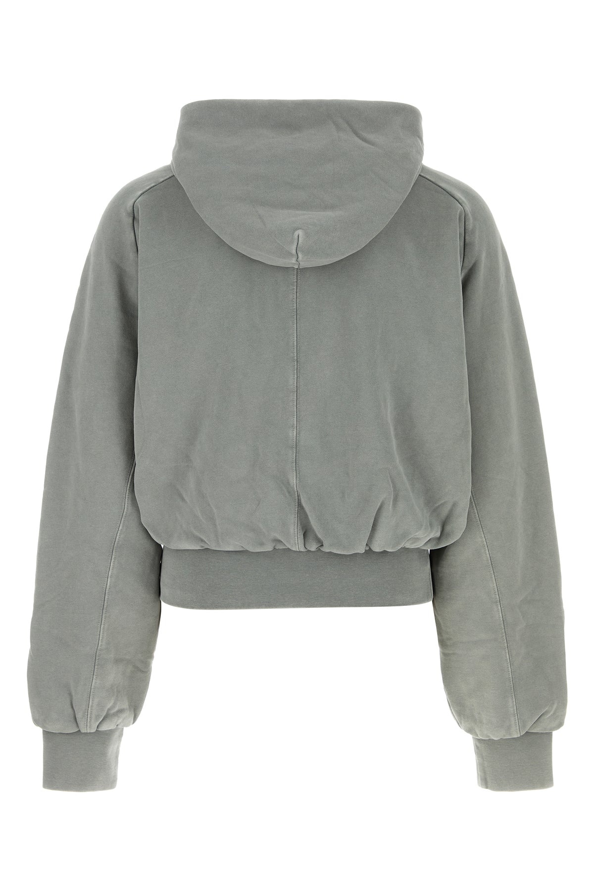 Dove grey cotton sweatshirt - 2