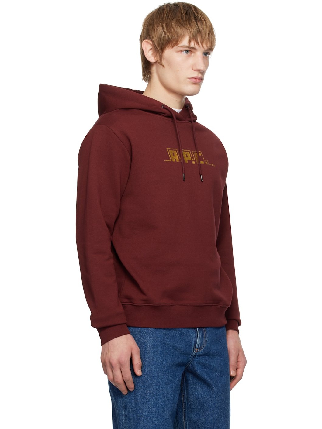 Burgundy Snake Hoodie - 2
