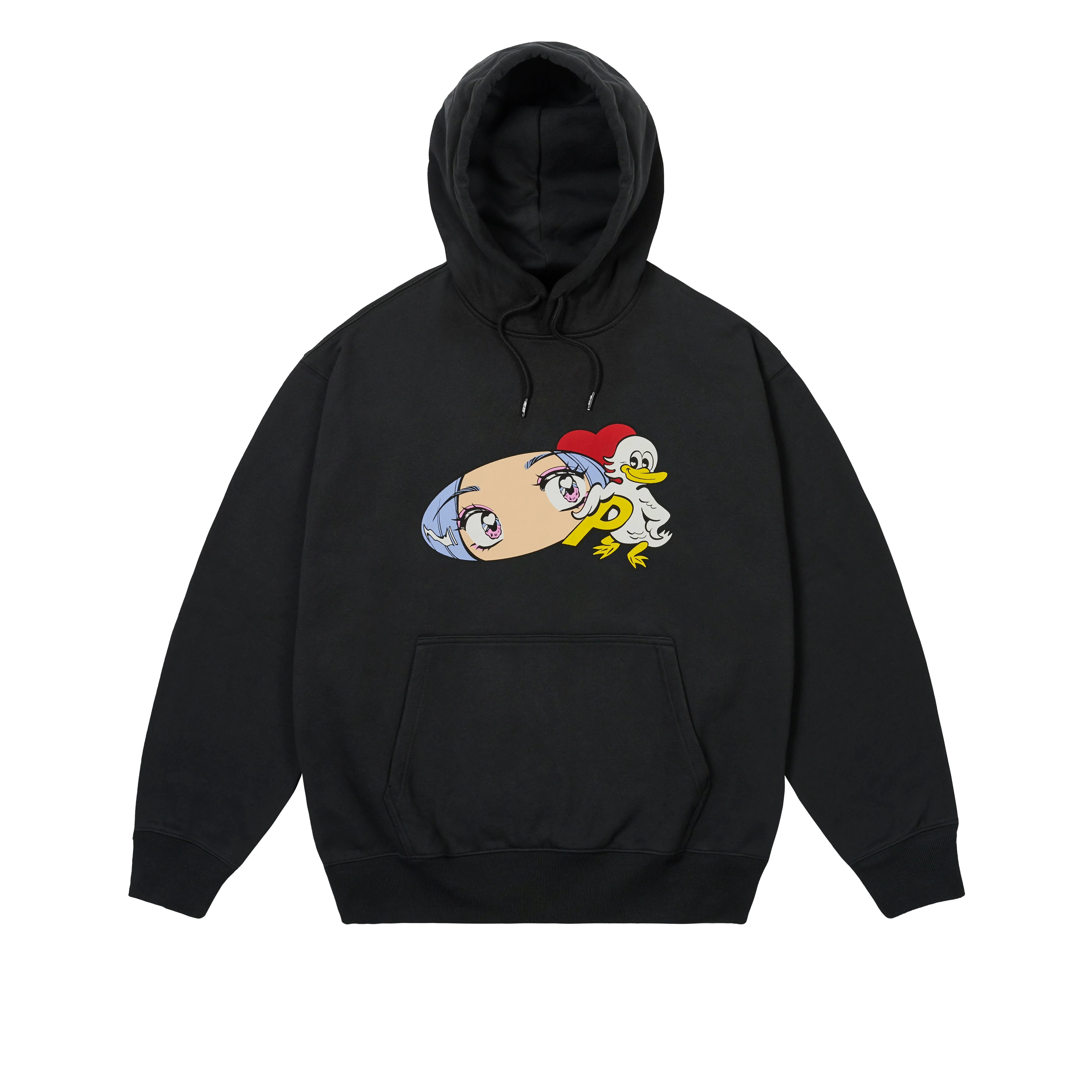 REAR VIEW HOOD BLACK - 1