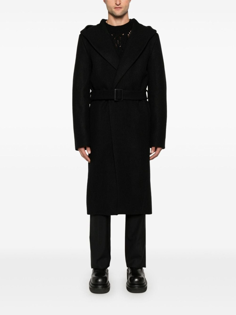 Rick Owens hooded coat outlook