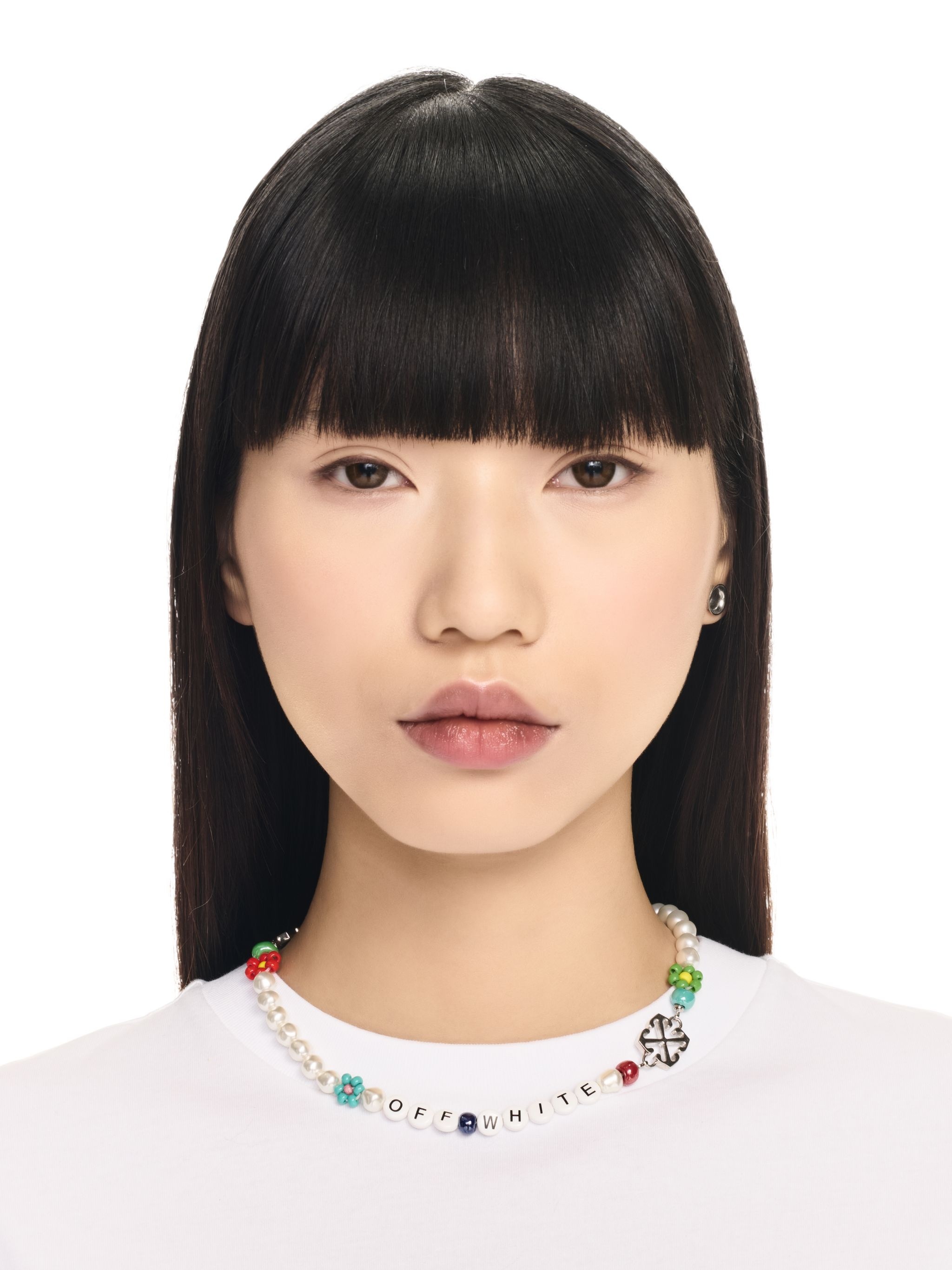 Multicolor Beads And Pearls Necklace - 3