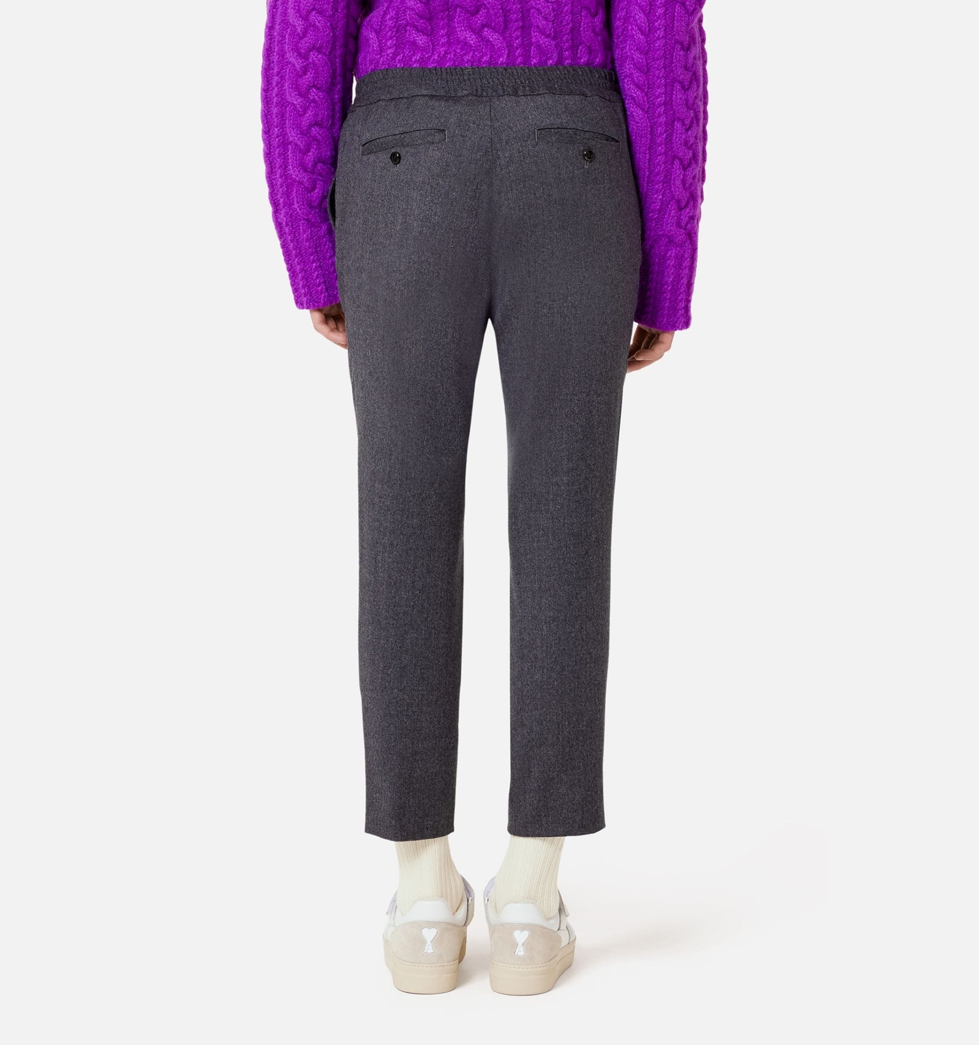 Elasticated Waist Cropped Fit Trousers - 6