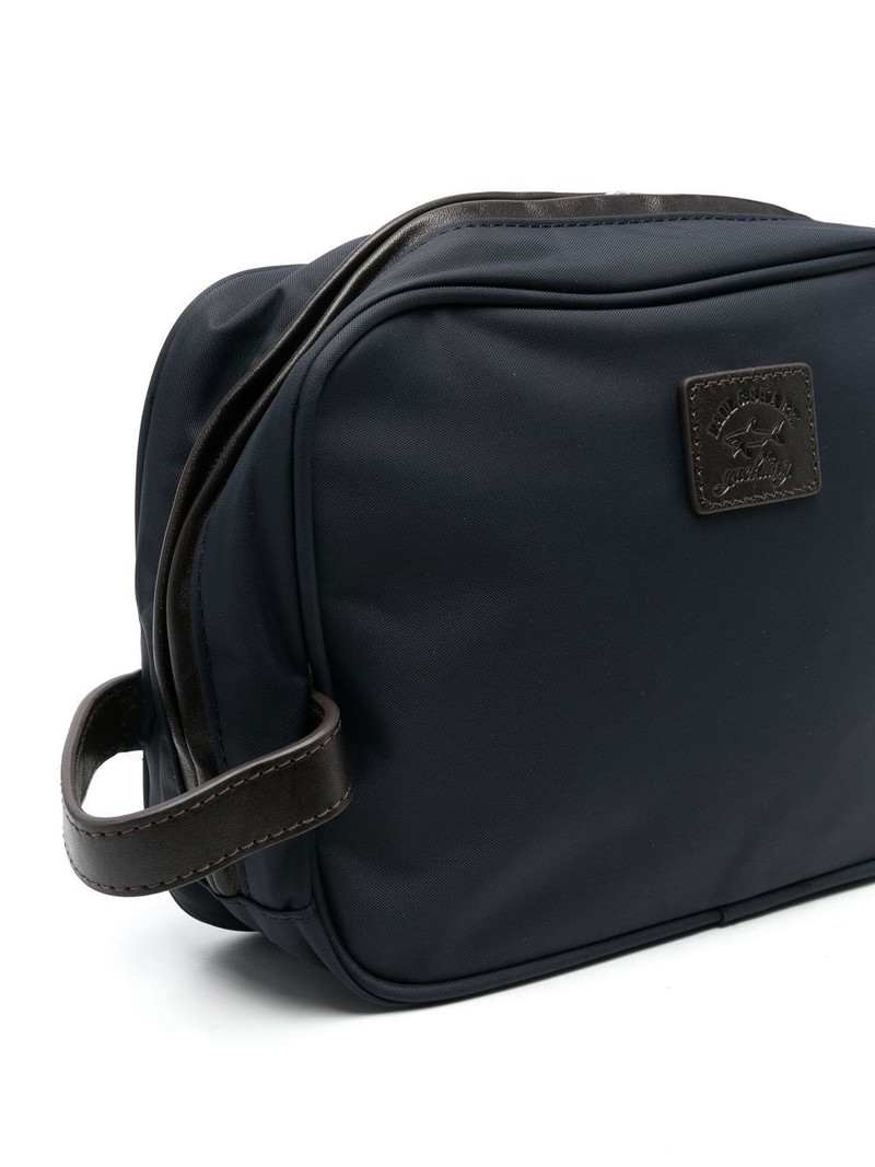 leather-trim wash bag 3