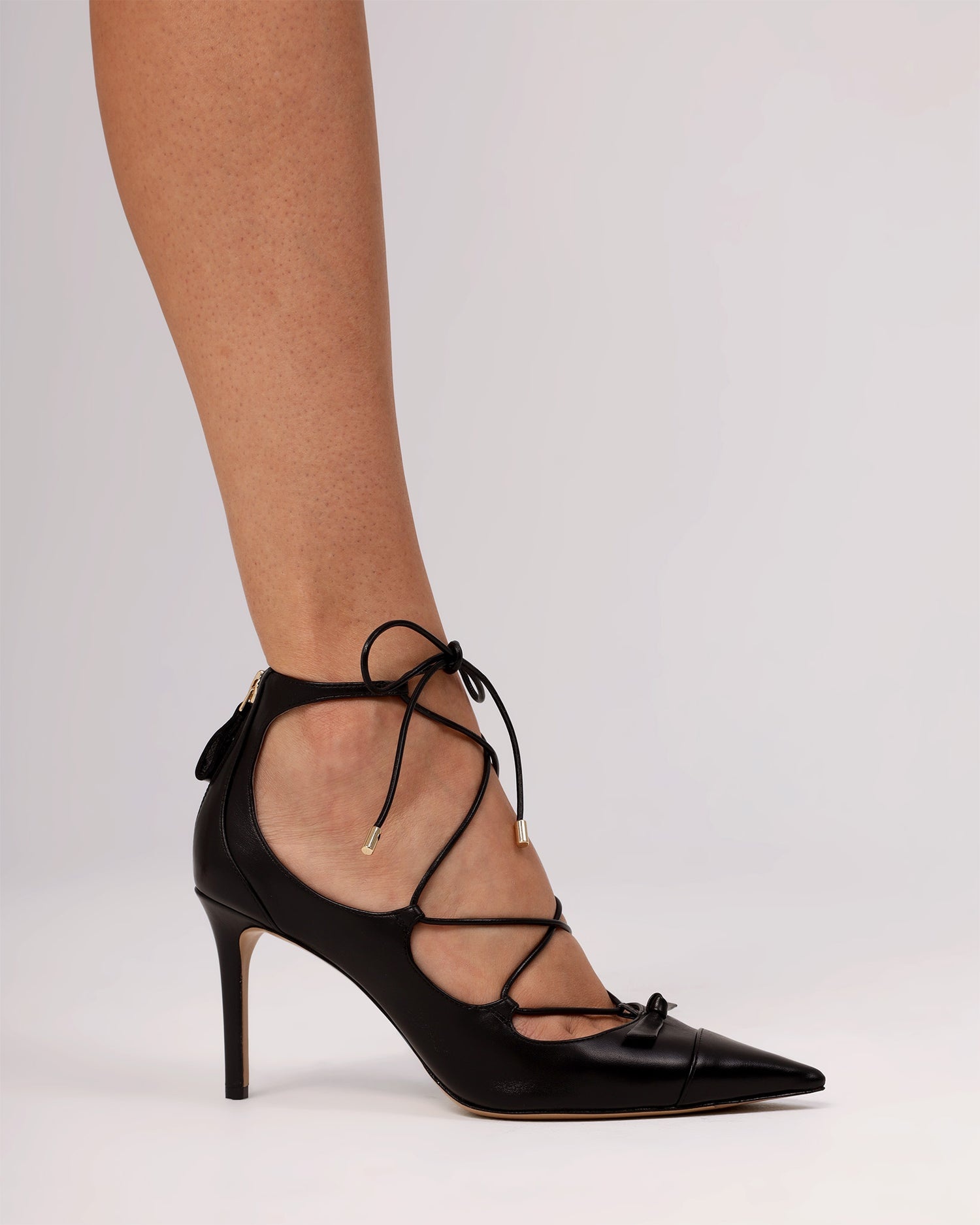 SLIM CLARITA LACE UP PUMP - 2