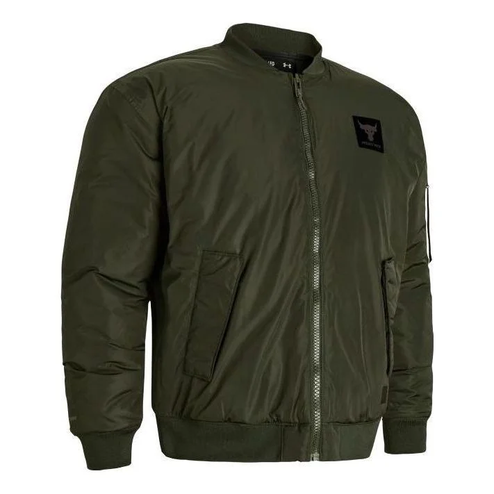 Under Armour Project Rock Bomber Jacket 'Green' 1382278-390 - 1
