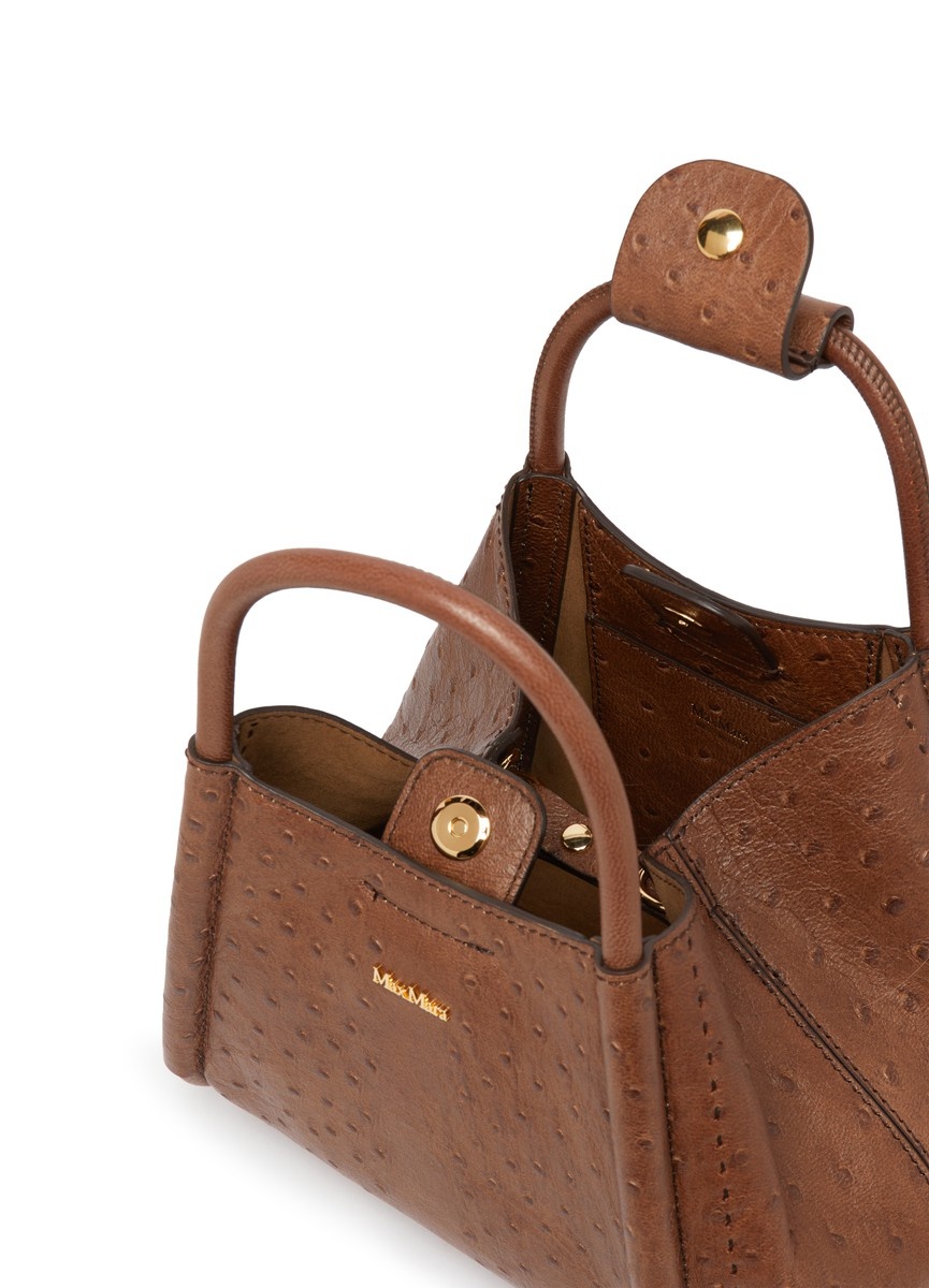 Marinxsostrich top handle bag - 4