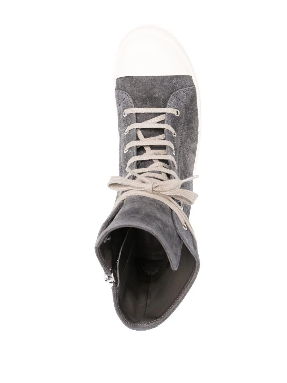 suede high-top sneakers - 4