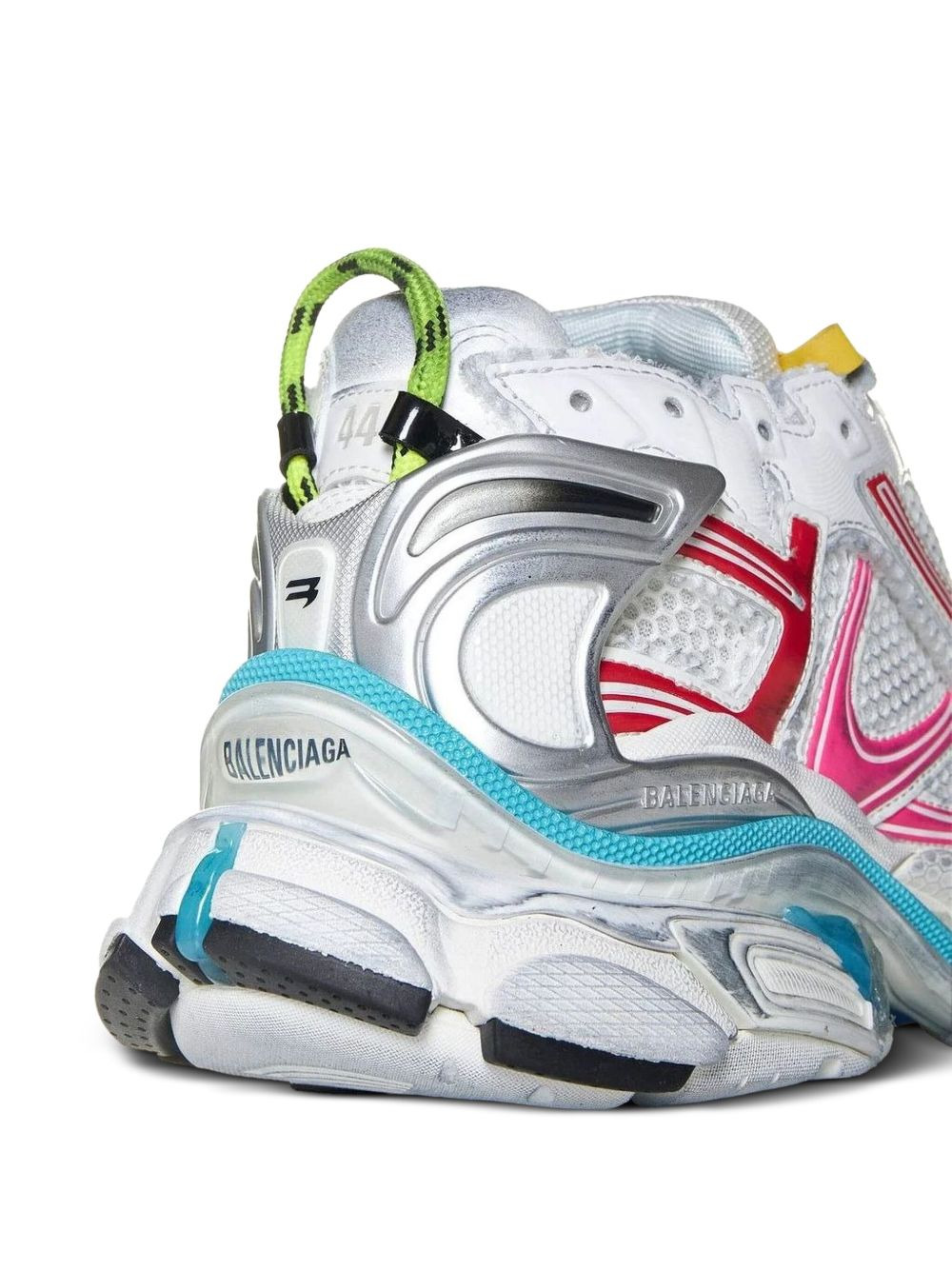 mesh panelled runner sneakers - 4