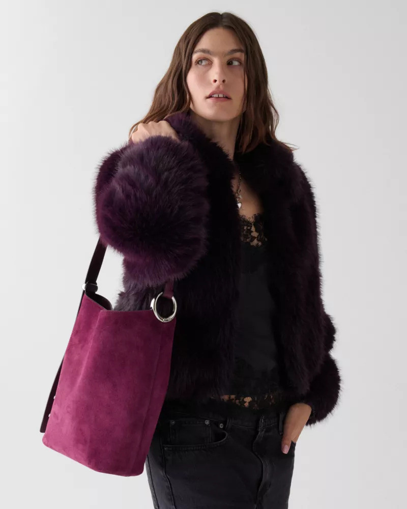 kate spade Halo Suede Bucket Bag outlook
