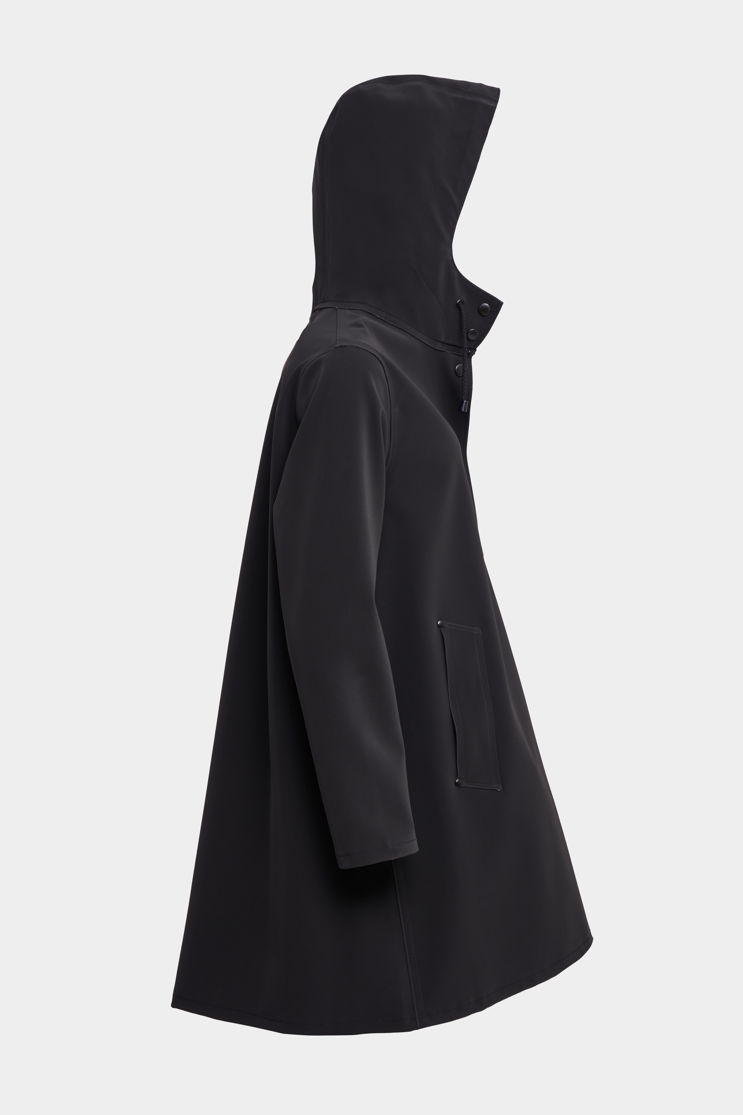 Mosebacke Matte Raincoat Black - 5