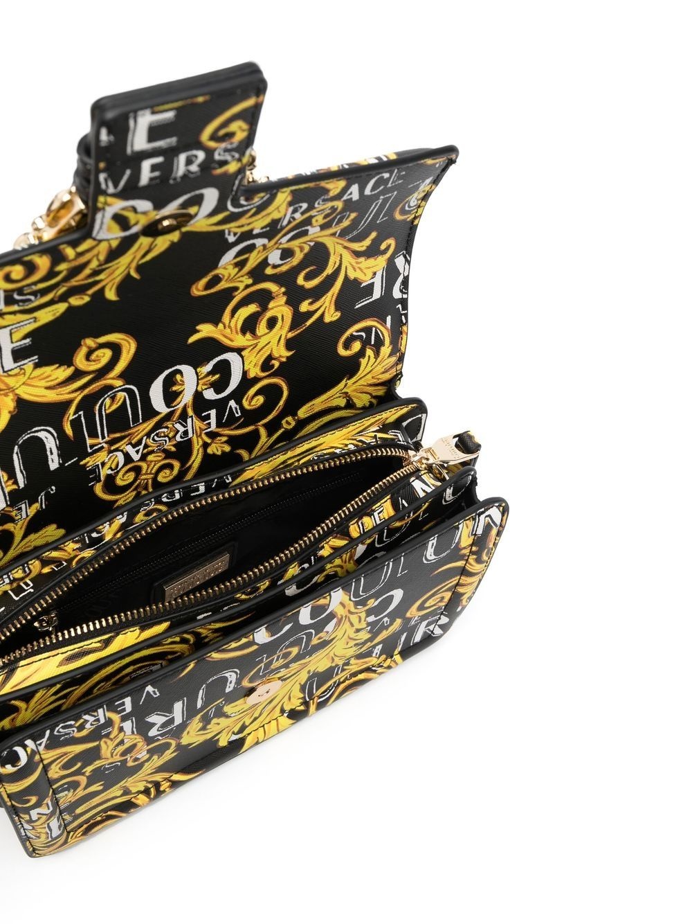 Barocco buckle logo-print print tote bag - 5