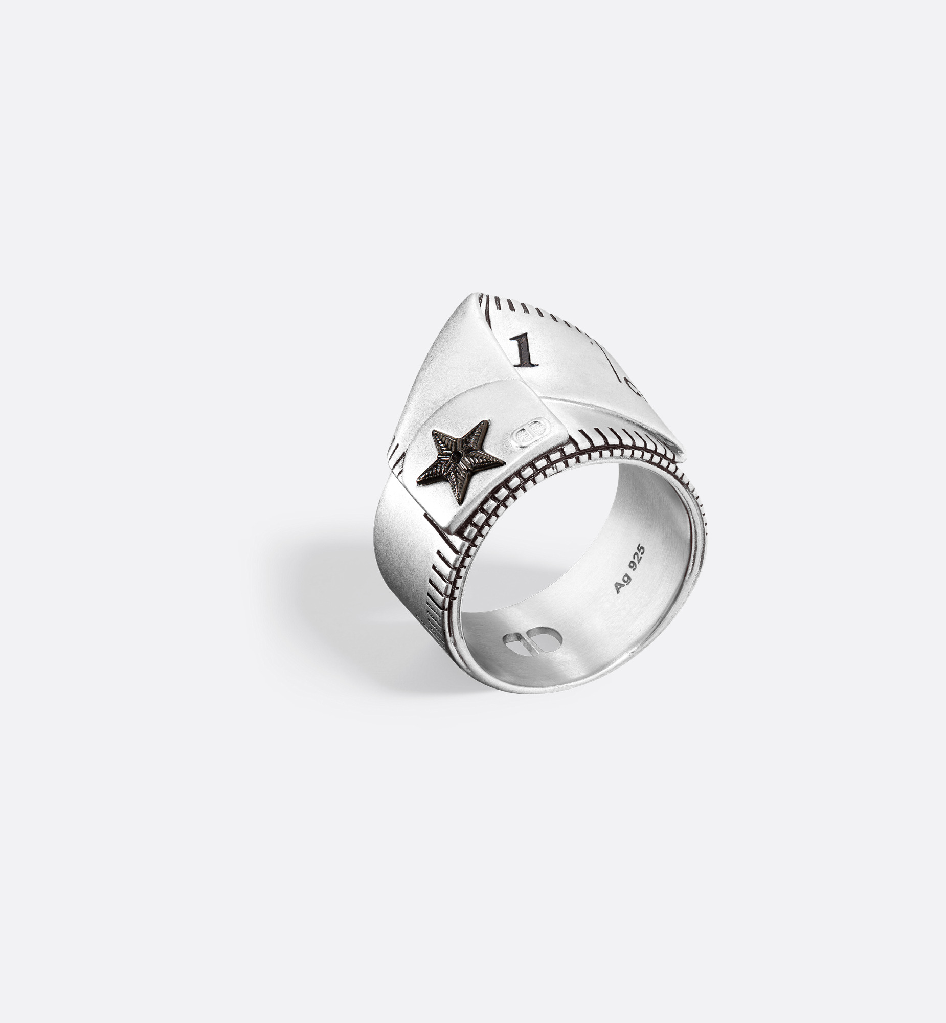 Dior Black Star Ring - 6