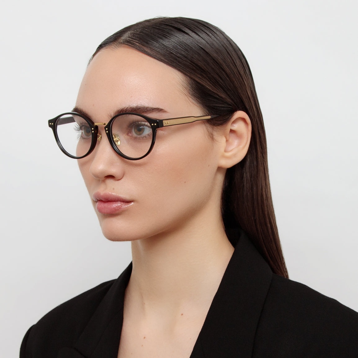 Men's Marco Oval Optical Frame in Black - 3