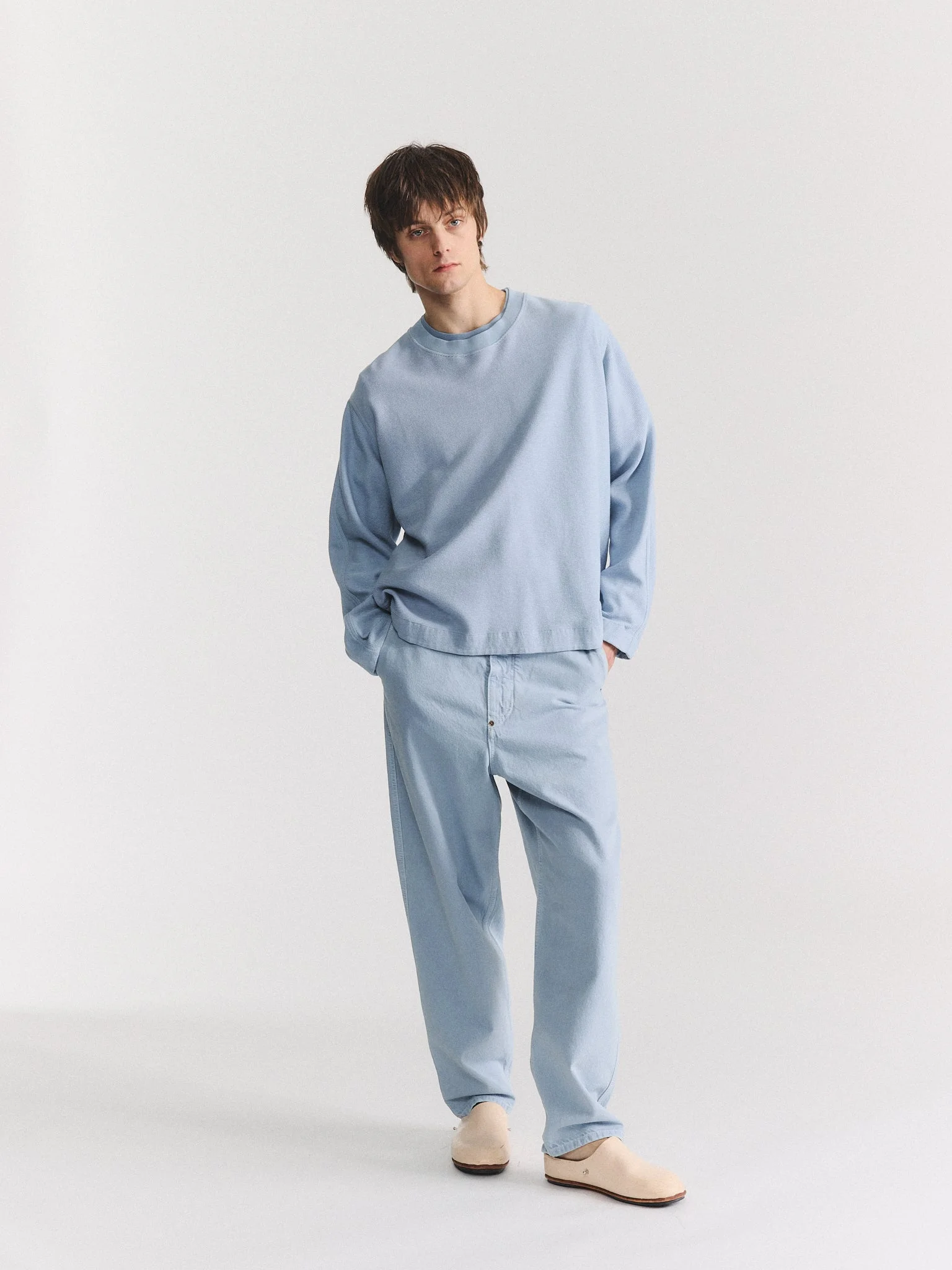 WORKWEAR SWEATSHIRT - WEAVY JERSEY - GLACIER - 1